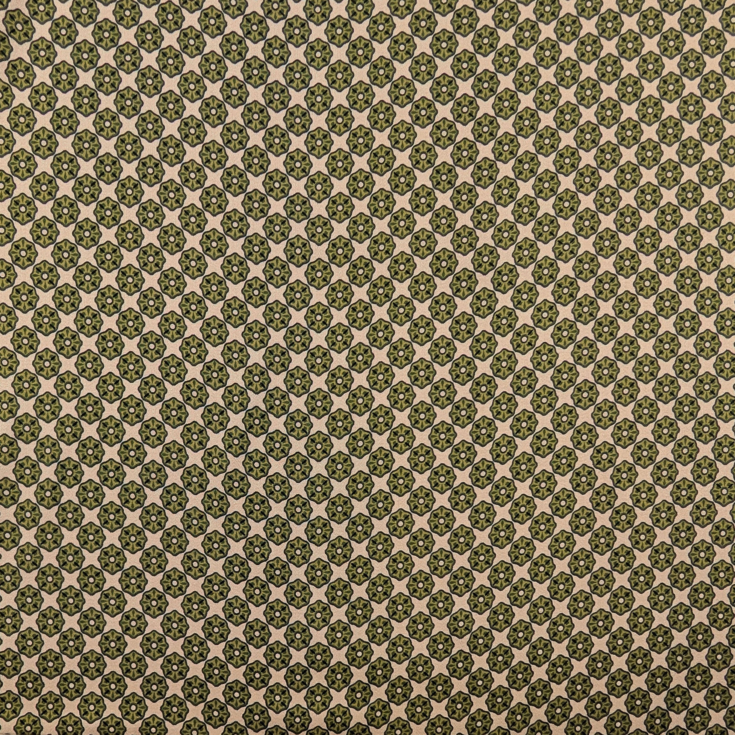 Flanella Misto Seta Moda Bohémien Verde Image