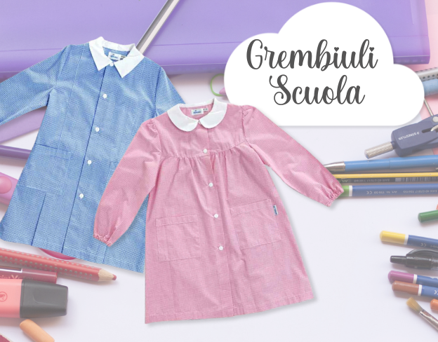 grembiuli scuola panini tessuti