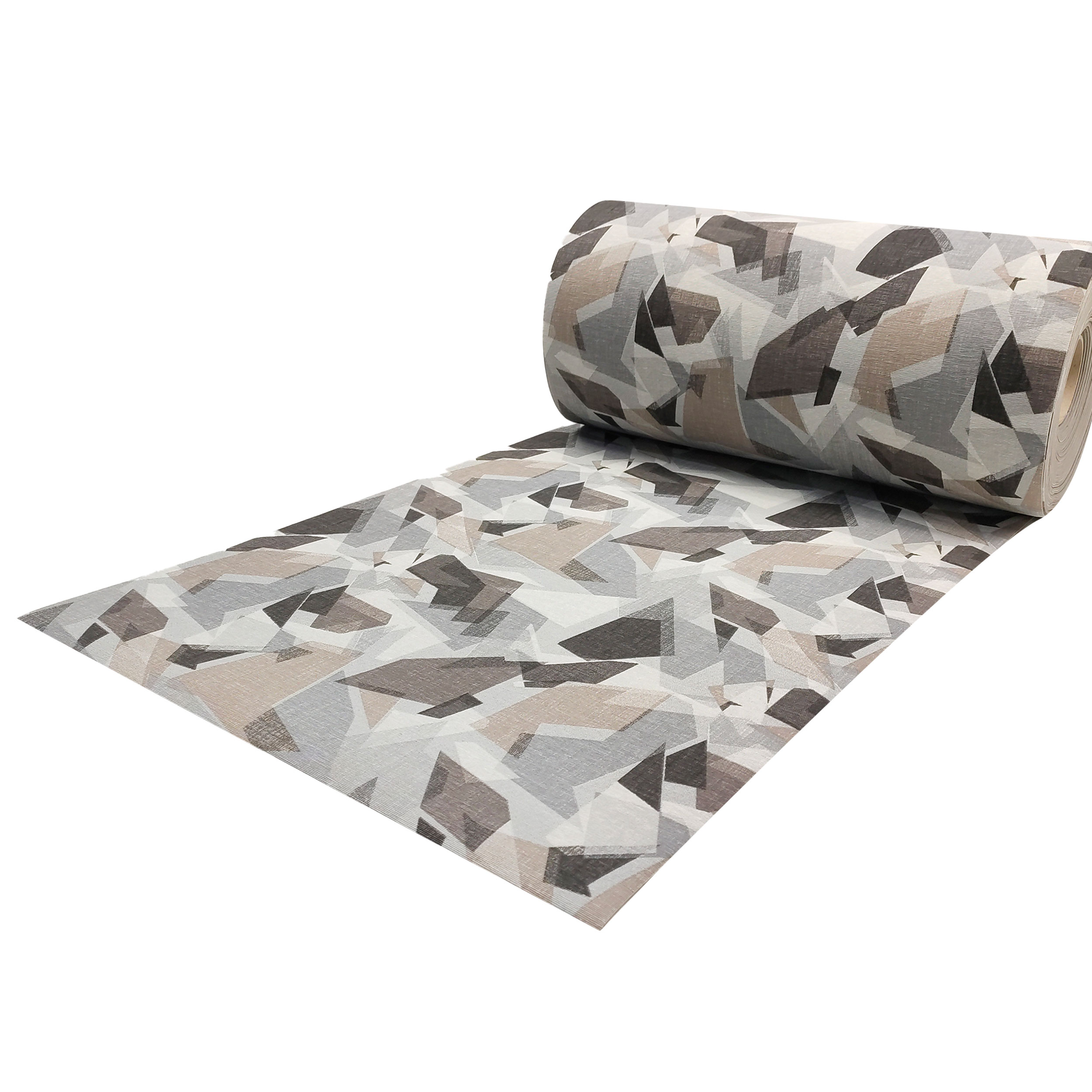 Passatoia da Cucina Geometria Toni Grigio e Beige