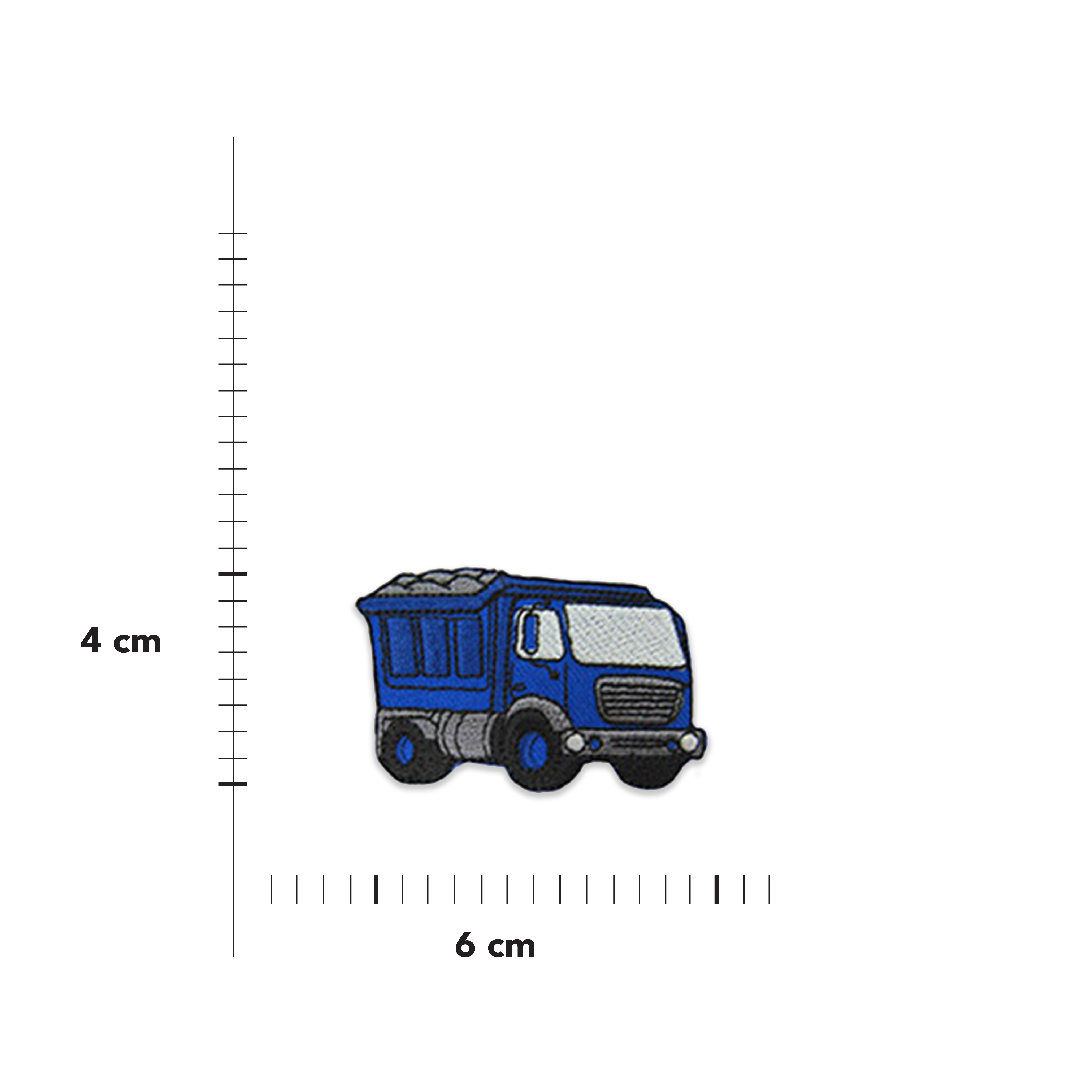 Applicazione Termoadesiva Camion Blu Image