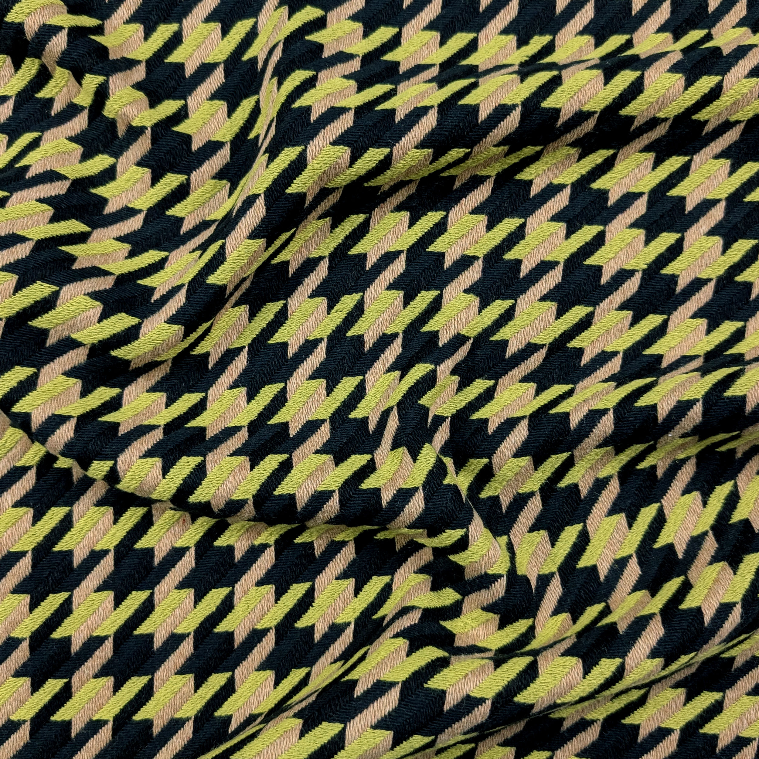 Cappotto Pied De Poule Verde Image