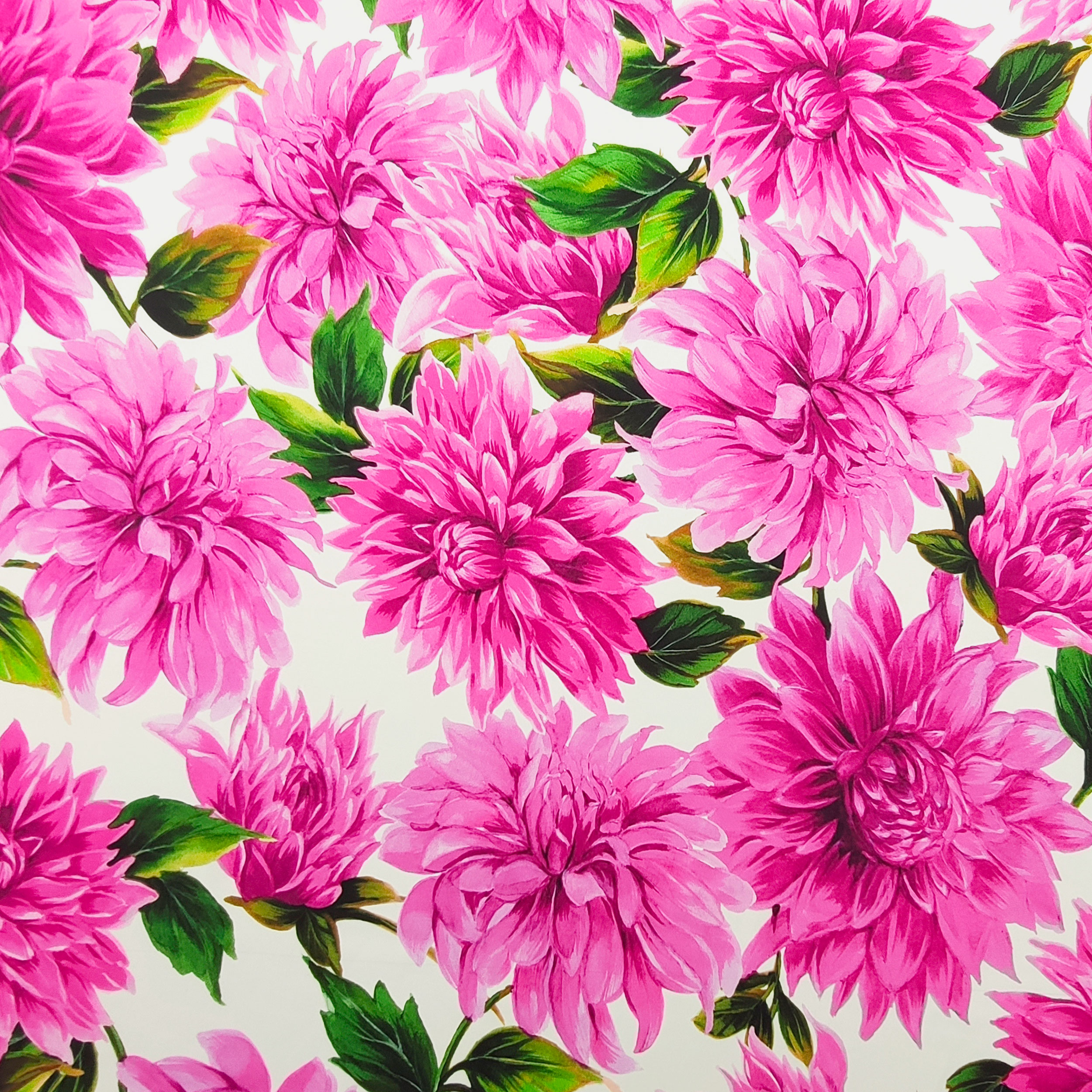 Tessuto Rasetto Alta Moda Dalie Fuxia