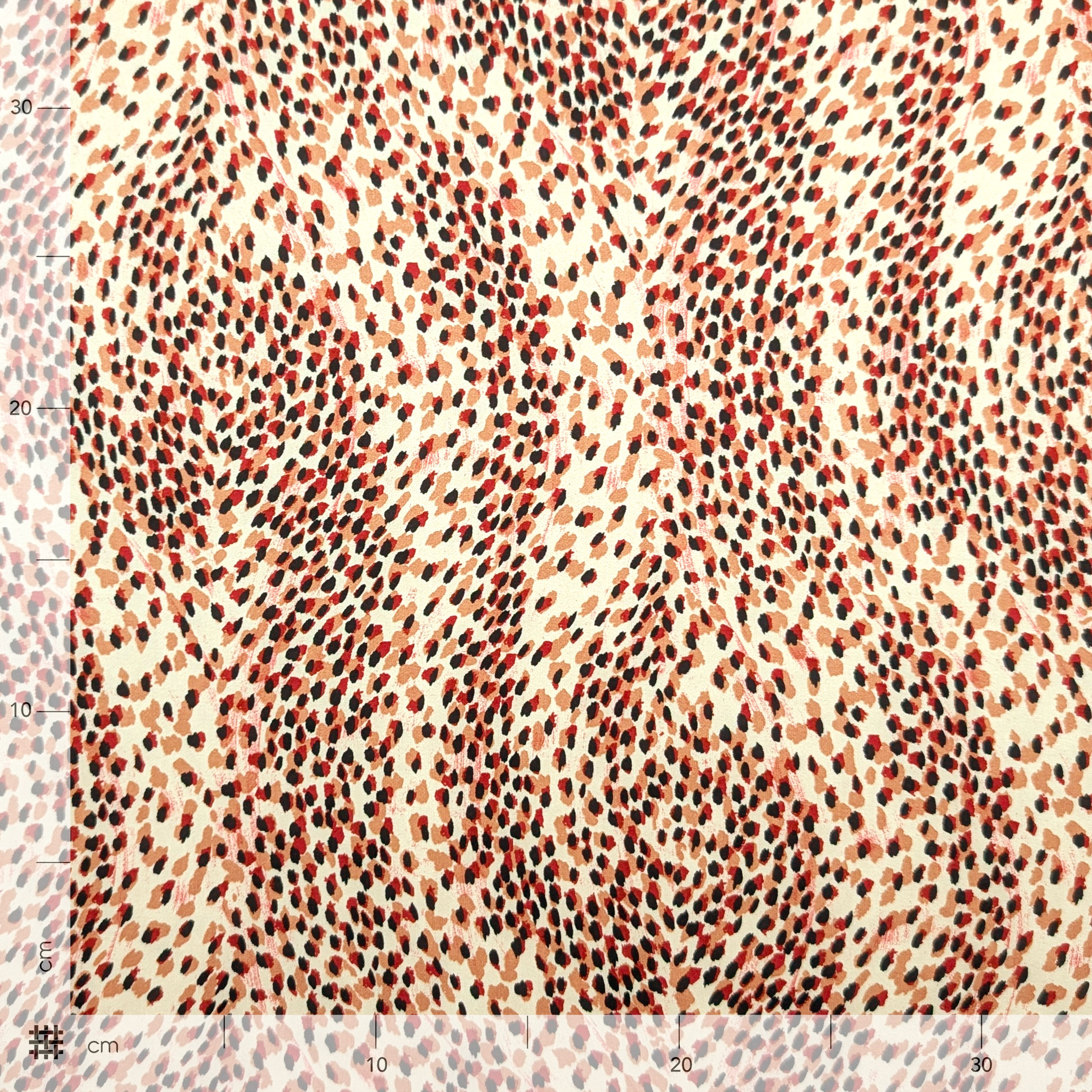 Rasatello Astratto Maculato Rosso Image