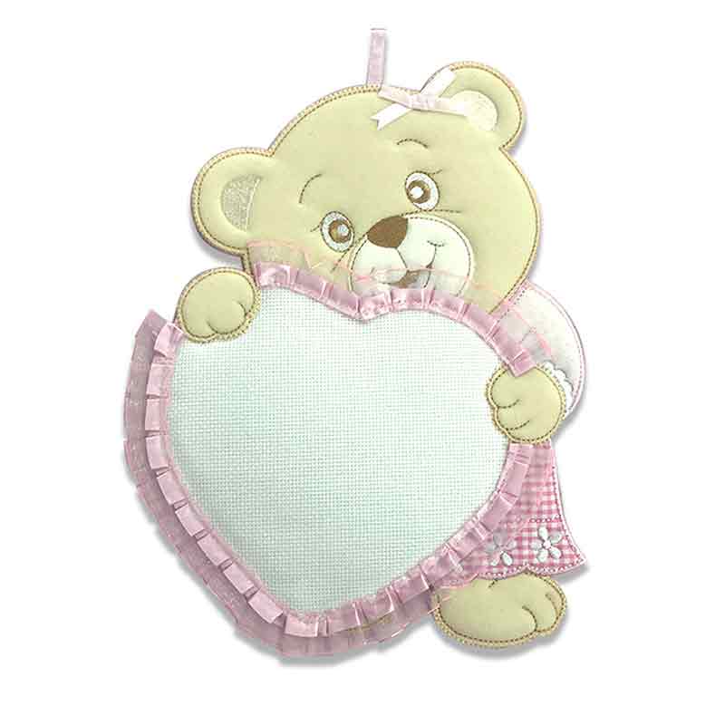 Orsetto con cuore Rosa