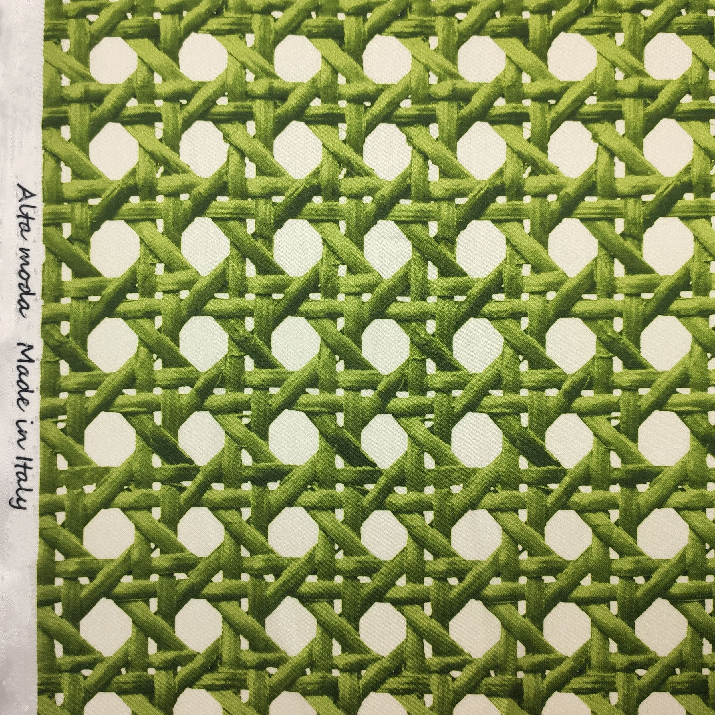 Rasetto Elasticizzato Setato Intreccio Verde