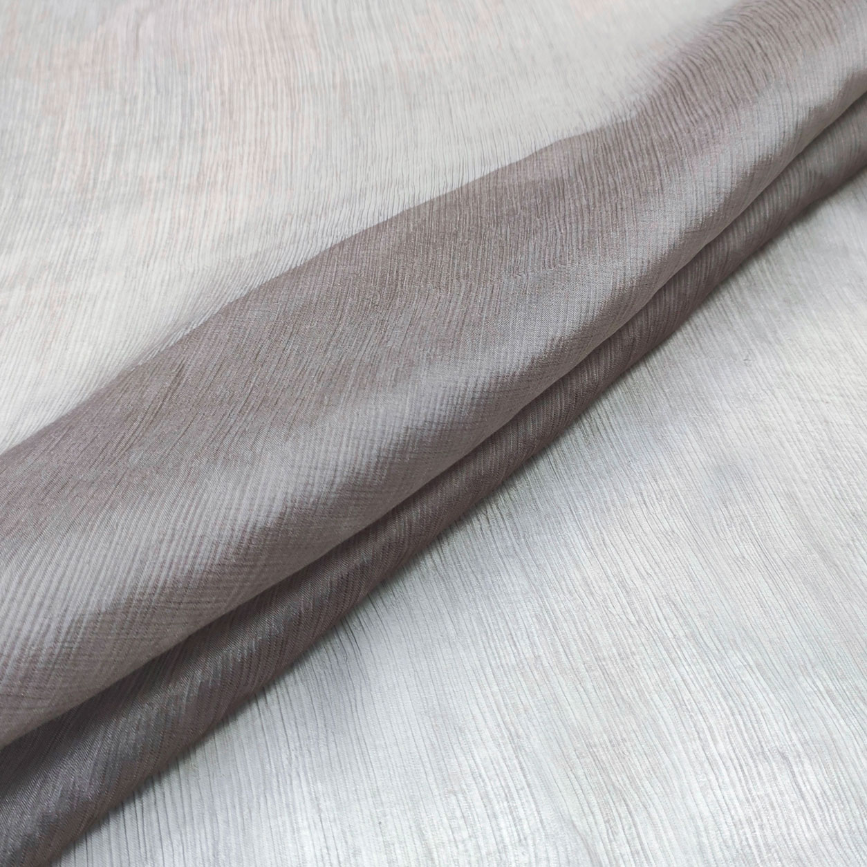 Tessuto Chiffon In Tinta Unita Rosso - Foto 9