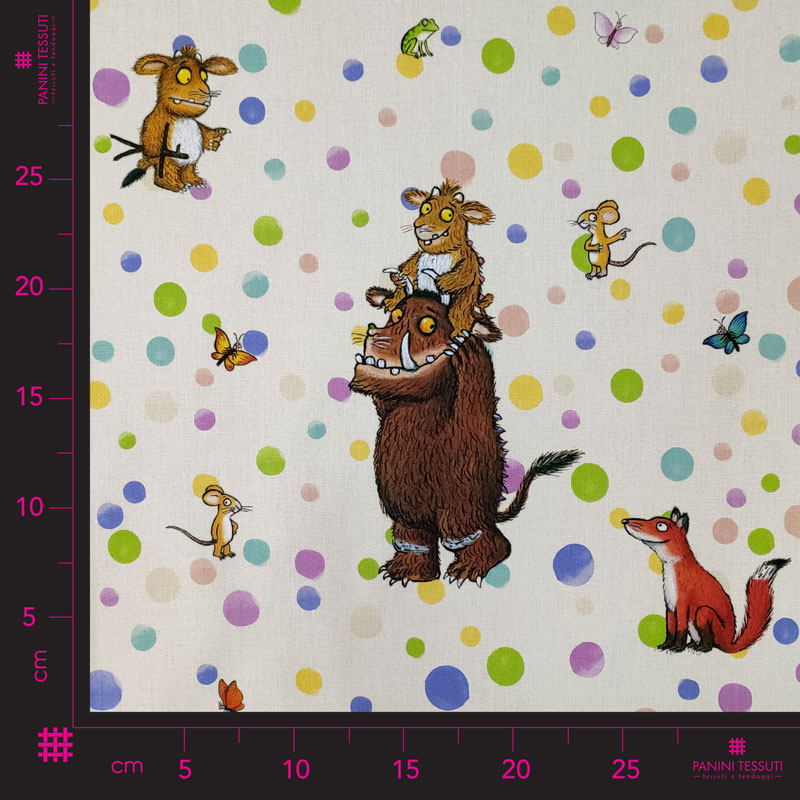 stoffe cotone fantasia gruffalo