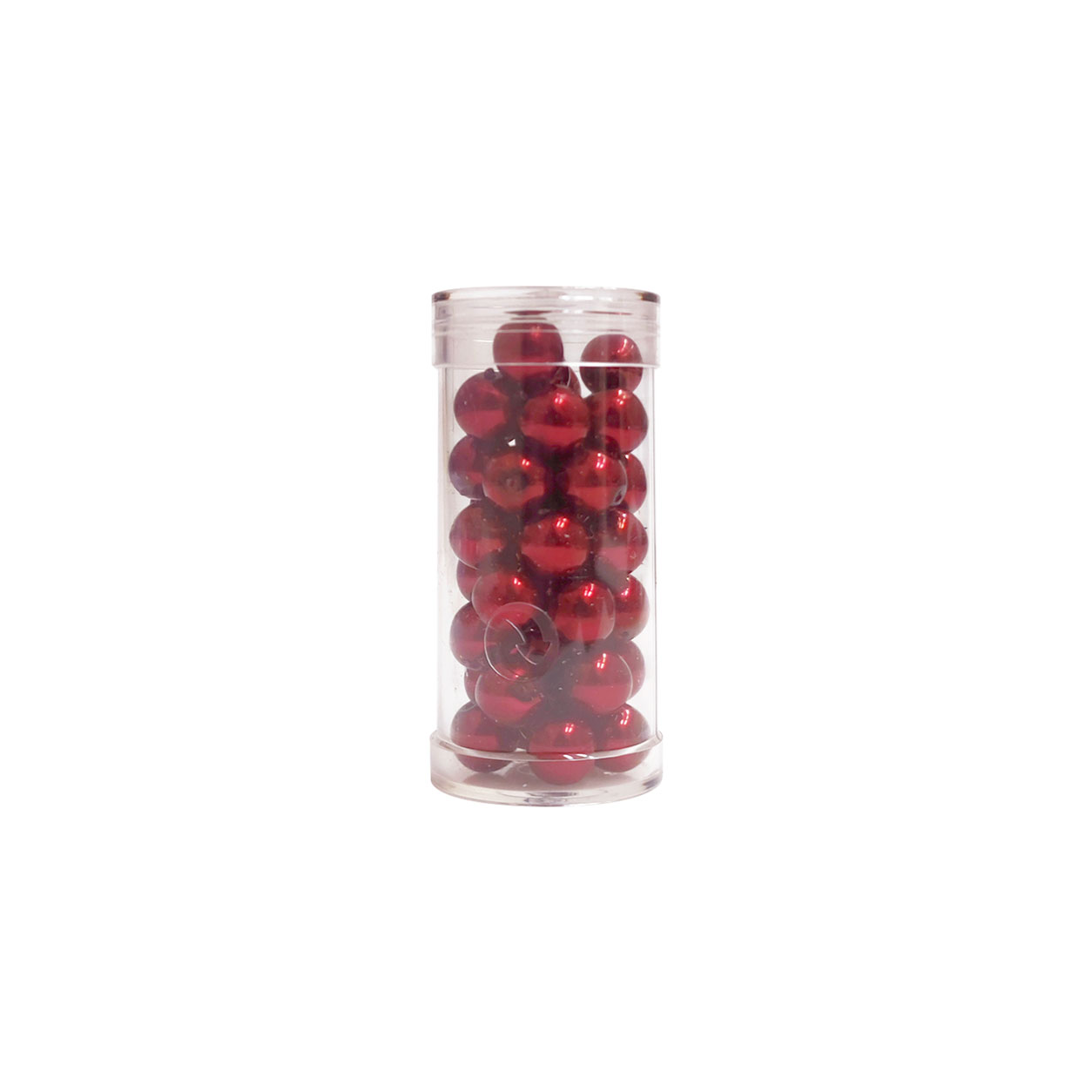 Perline rosso 8 mm gutermann