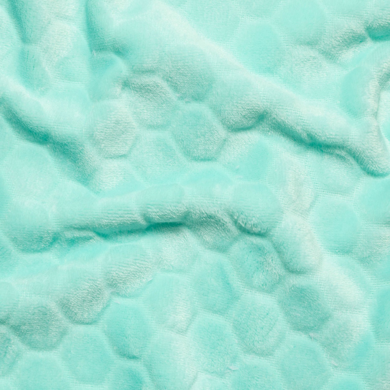 Pile tessuto bolle acqua marina