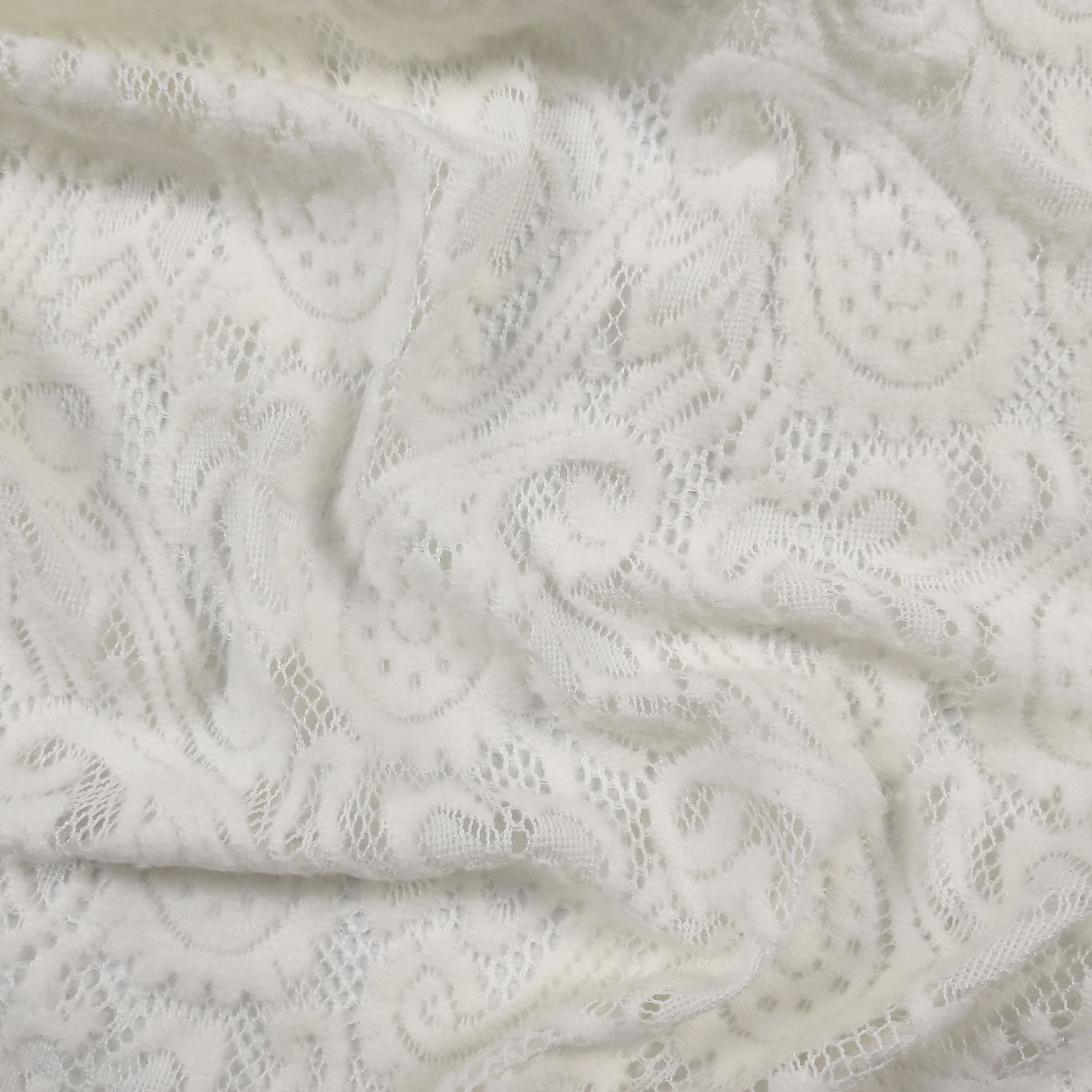 Pizzo Misto Lana Bianco
