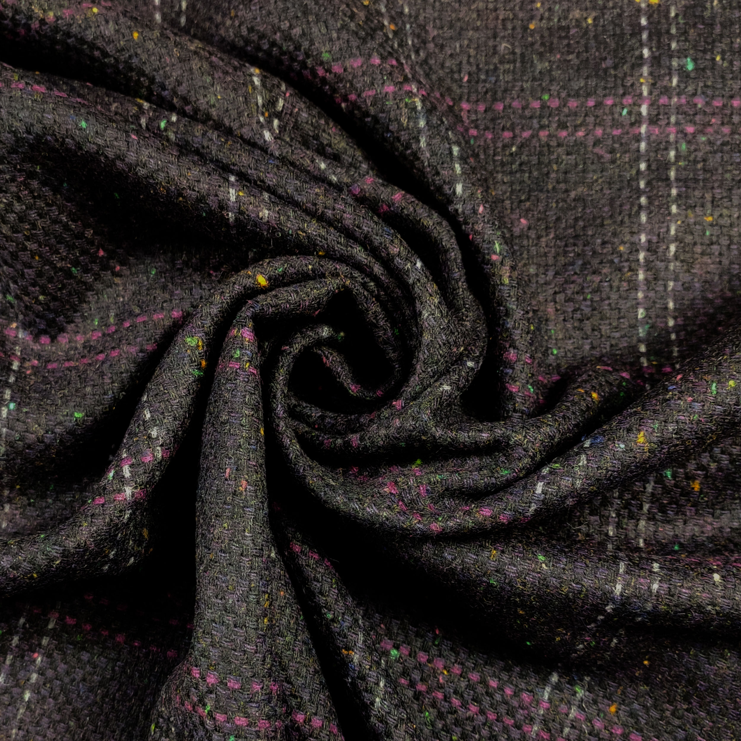 Scozzese Nero e Rosa con Mini Pois Colorati