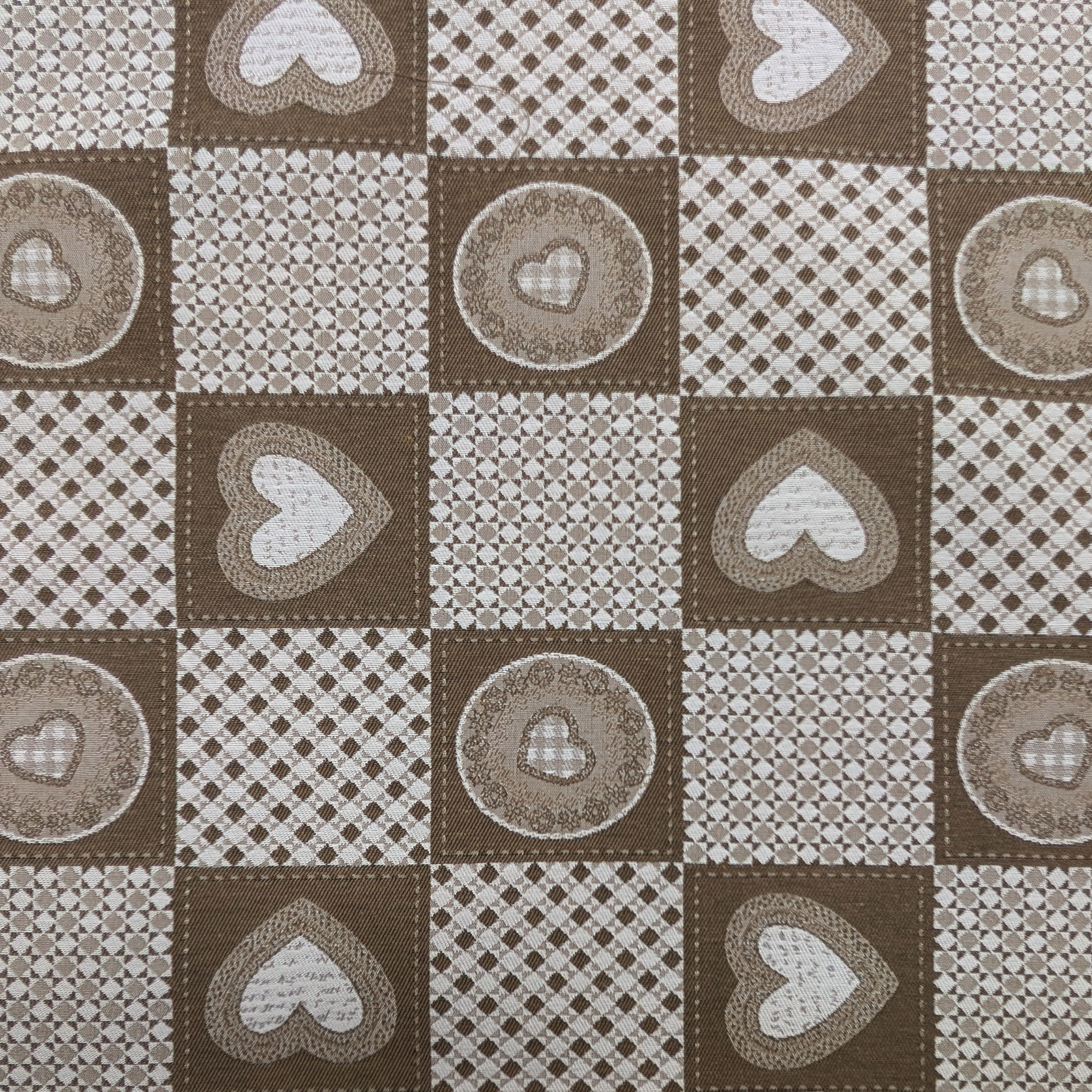 Jacquard Double Fantasia Mattonelle Cuori Tirolesi Image