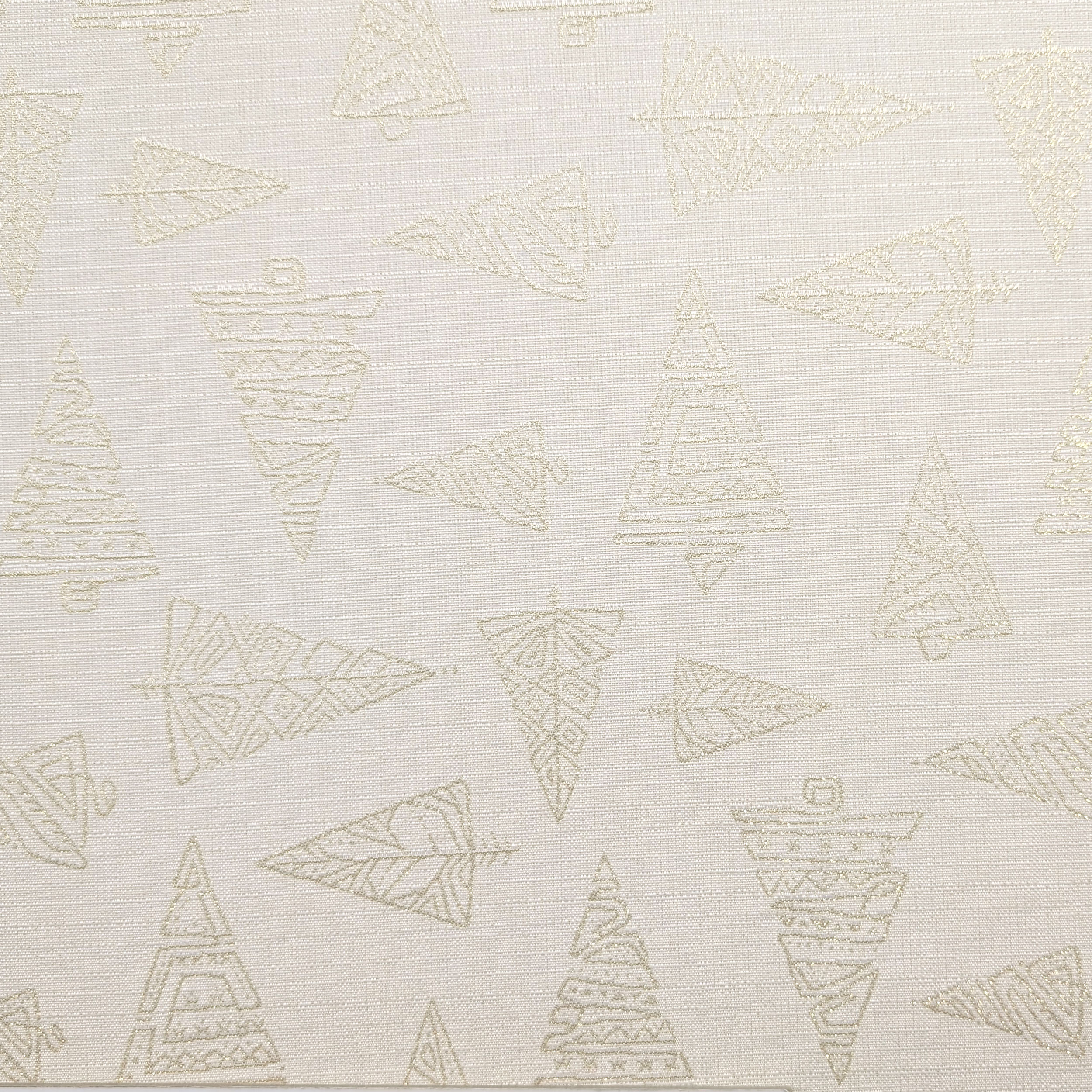 Jacquard Natalizio con Alberi Dorati Lurex Image