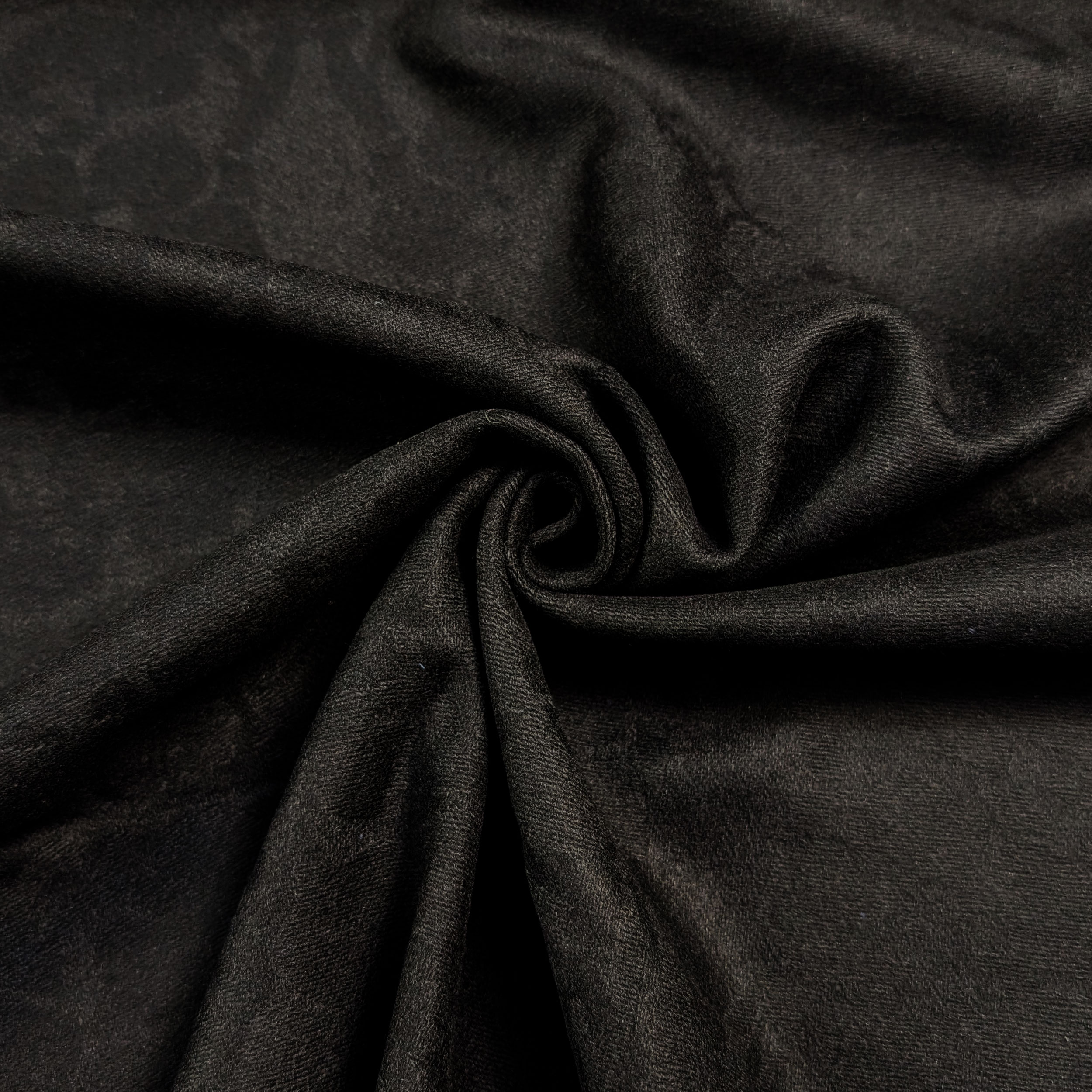 Cappotto Lana Damascato Nero Image