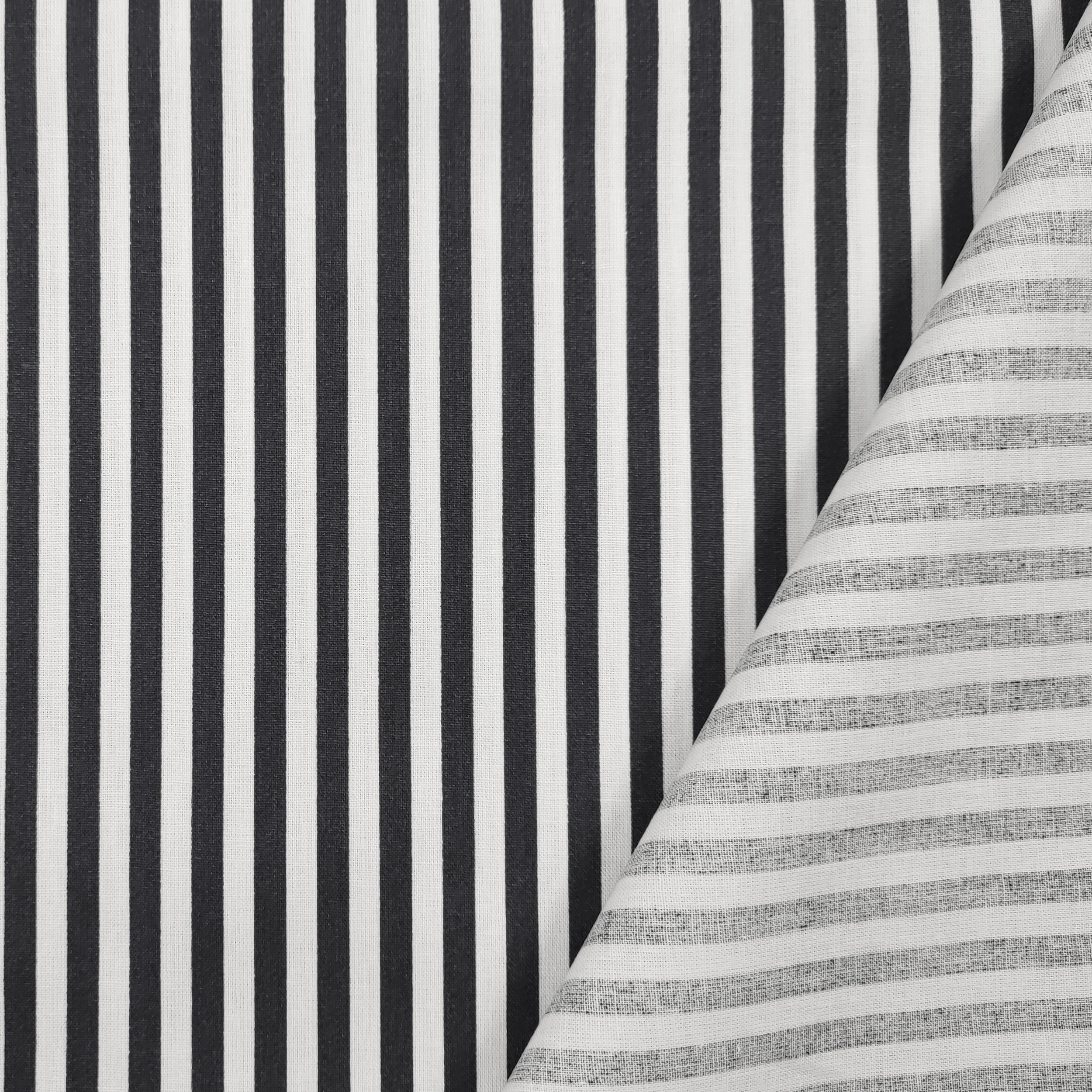 Tessuto Cotone Righe Colorate Sfondo Bianco Image