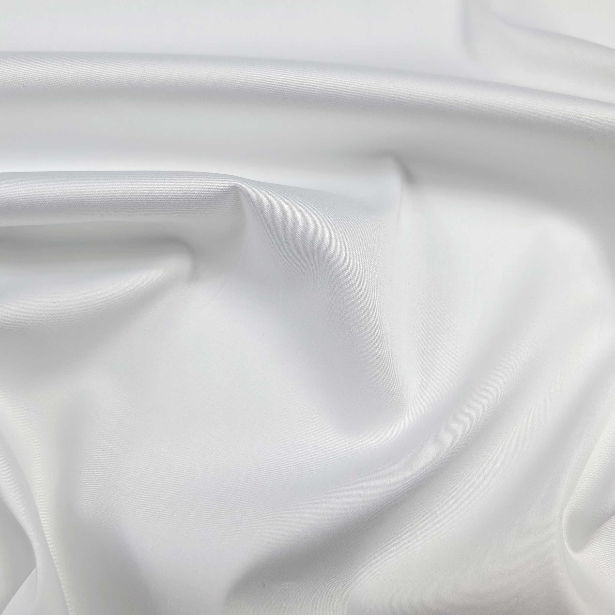 Popeline per Camiceria Bianco Brennet Swiss Image