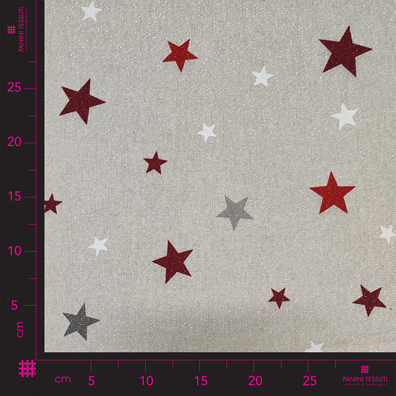Tessuto di cotone per arredo stelle