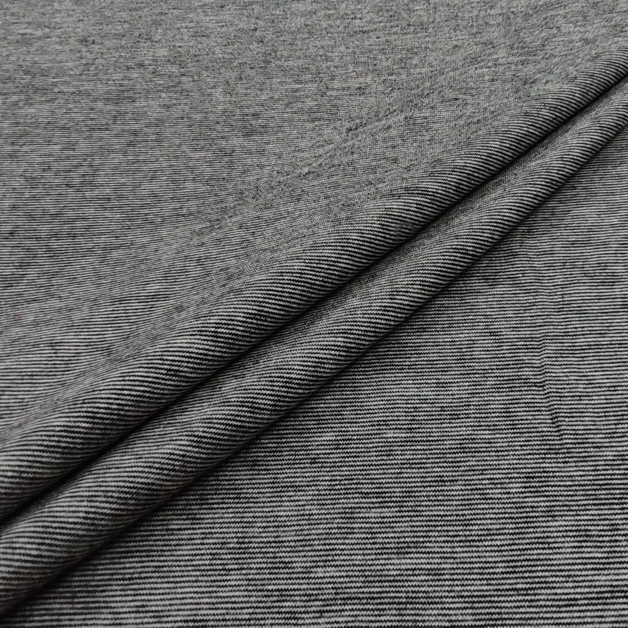 tessuto-jersey-righe-sottili-nero-grigio