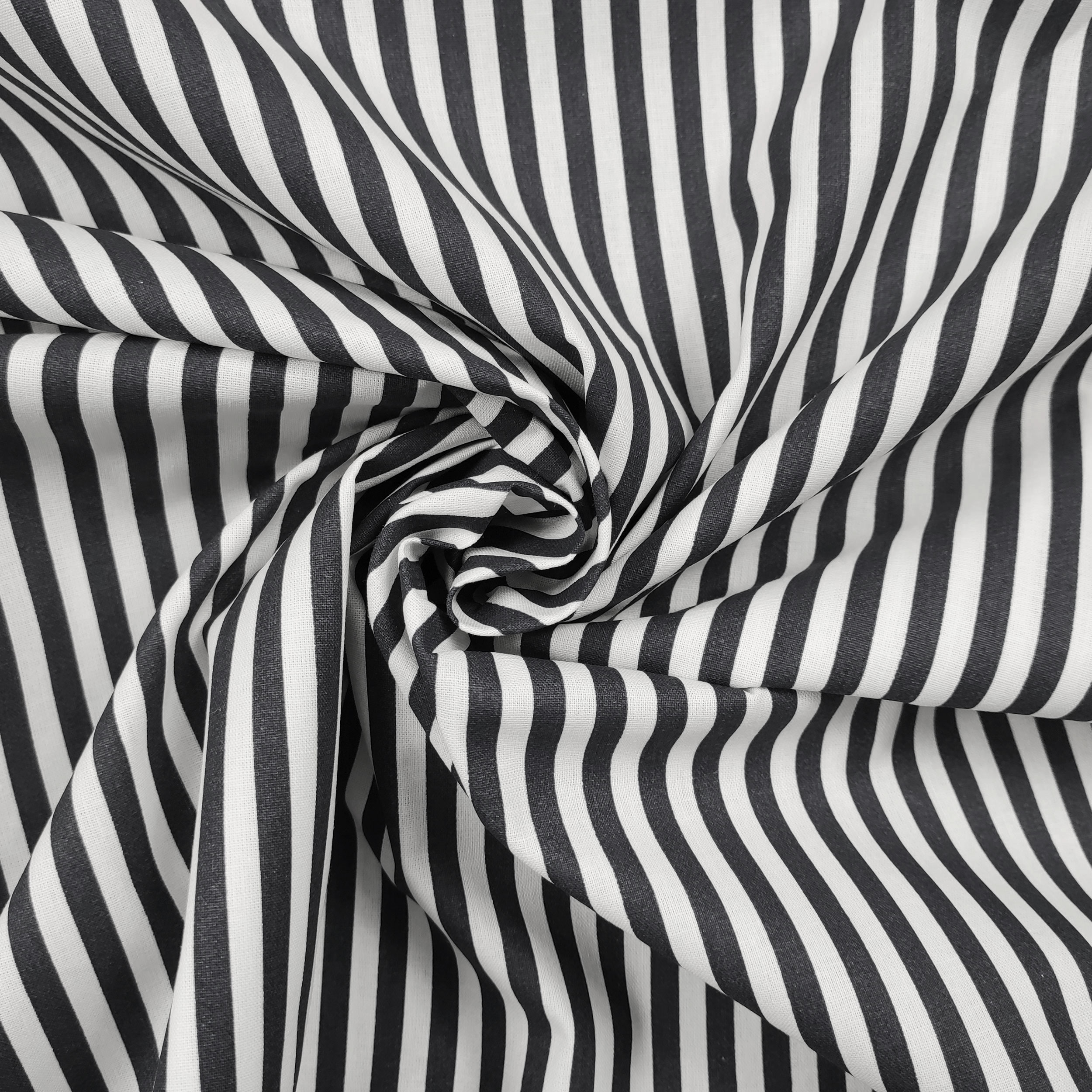 Tessuto Cotone Righe Colorate Sfondo Bianco Image