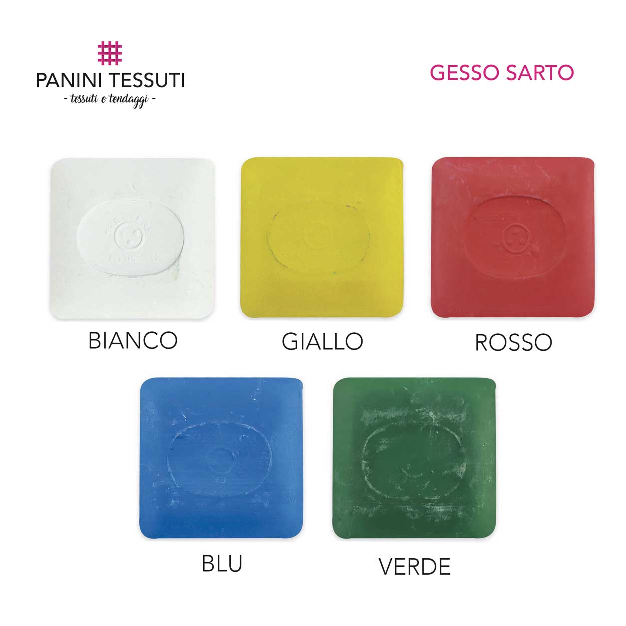 gesso sarto in colori assortiti