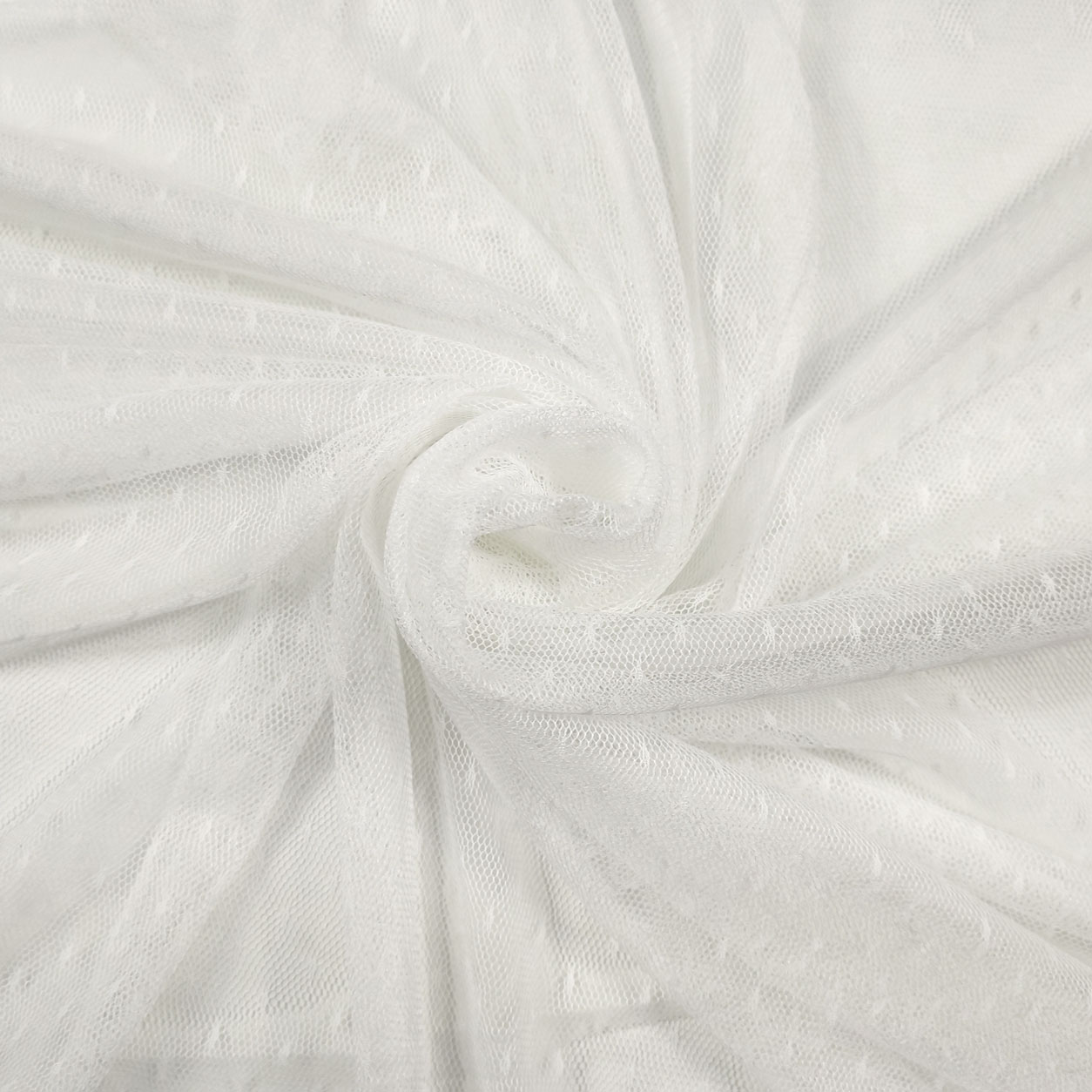 Tulle Plumetis Bianco