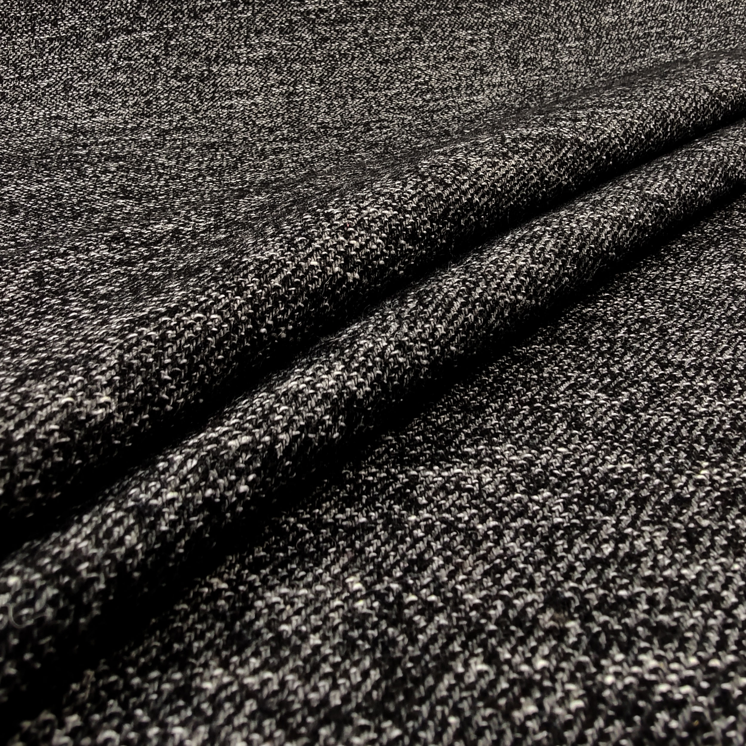 Cappotto Trama Tipo Chanel Melange Grigio