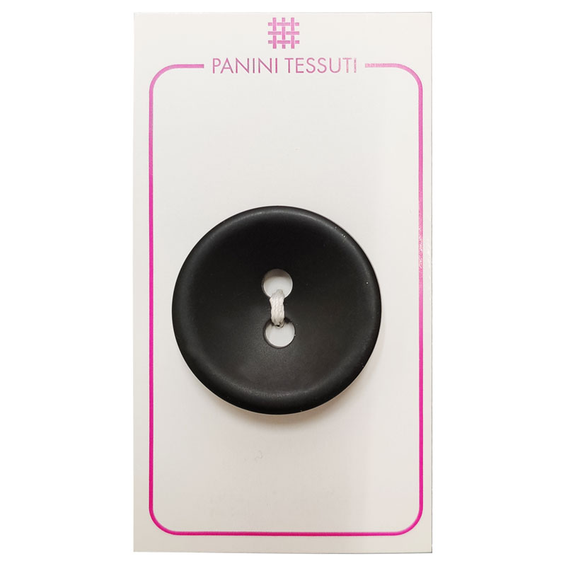 Bottone Opaco Colore Nero 1 Pezzo - Lin 60