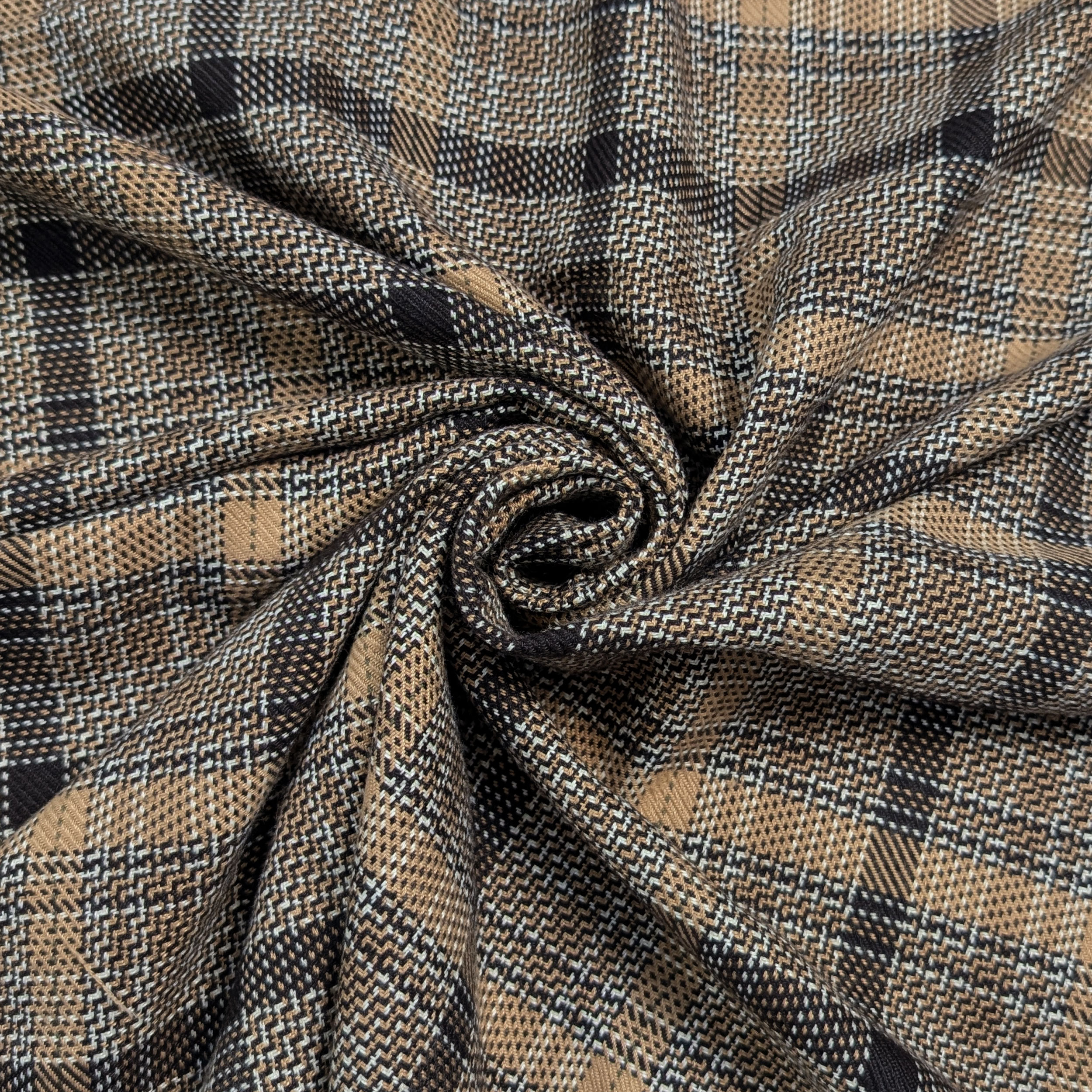 Tartan Jacquard Marrone Image