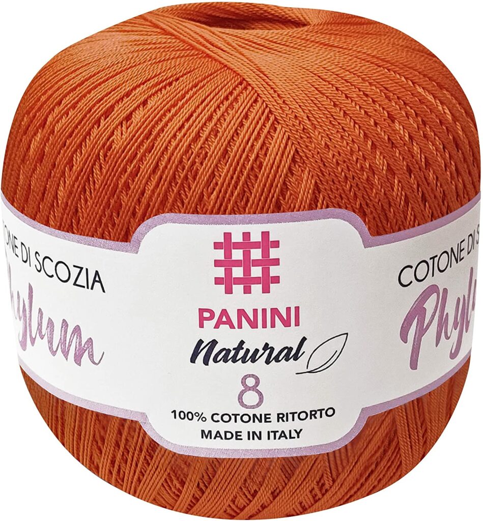 Filati uncinetto gomitoli matasse filo di scozia 100Gr 100% Cotone finezza n.3 e