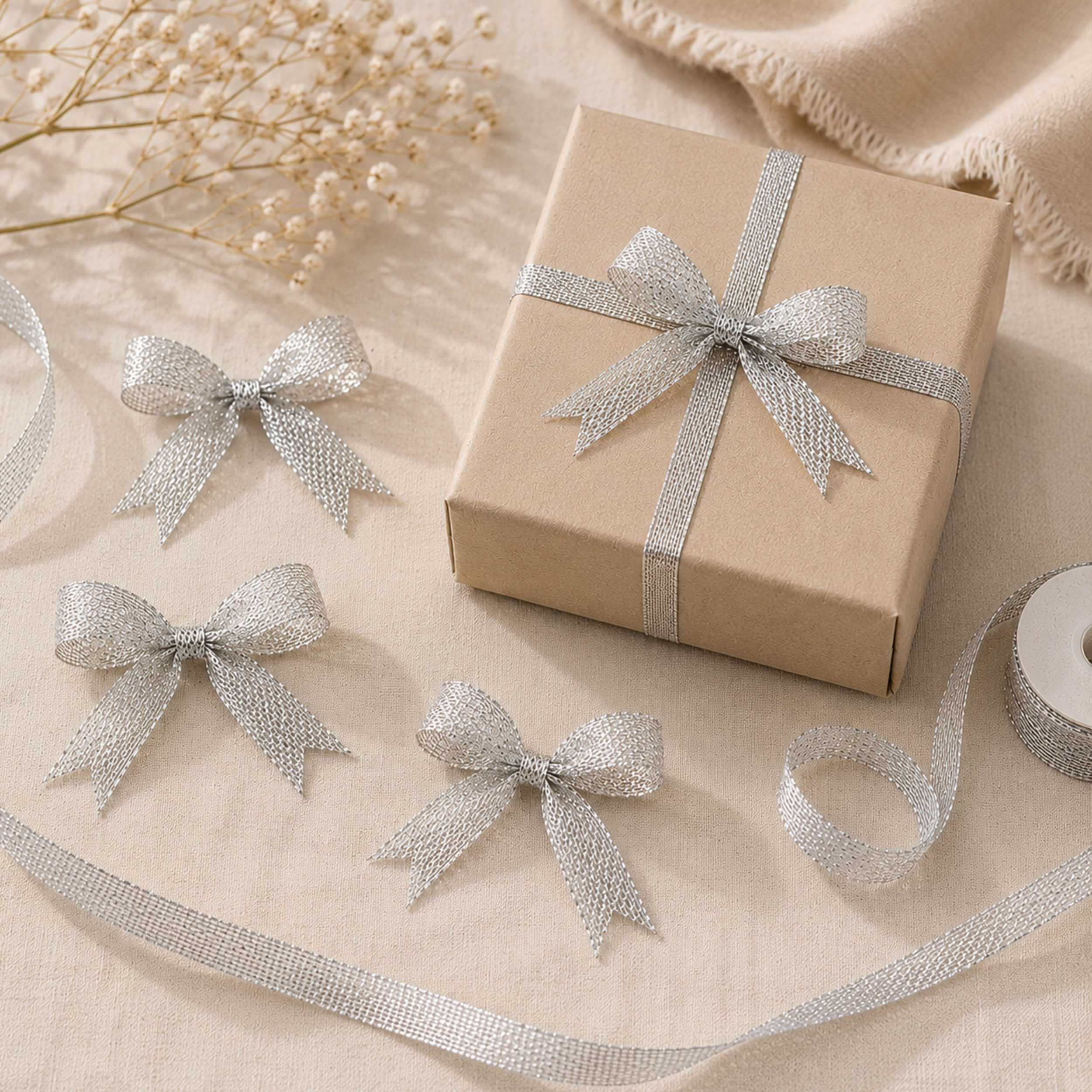 Nastro Decorativo Lurex Argento Image