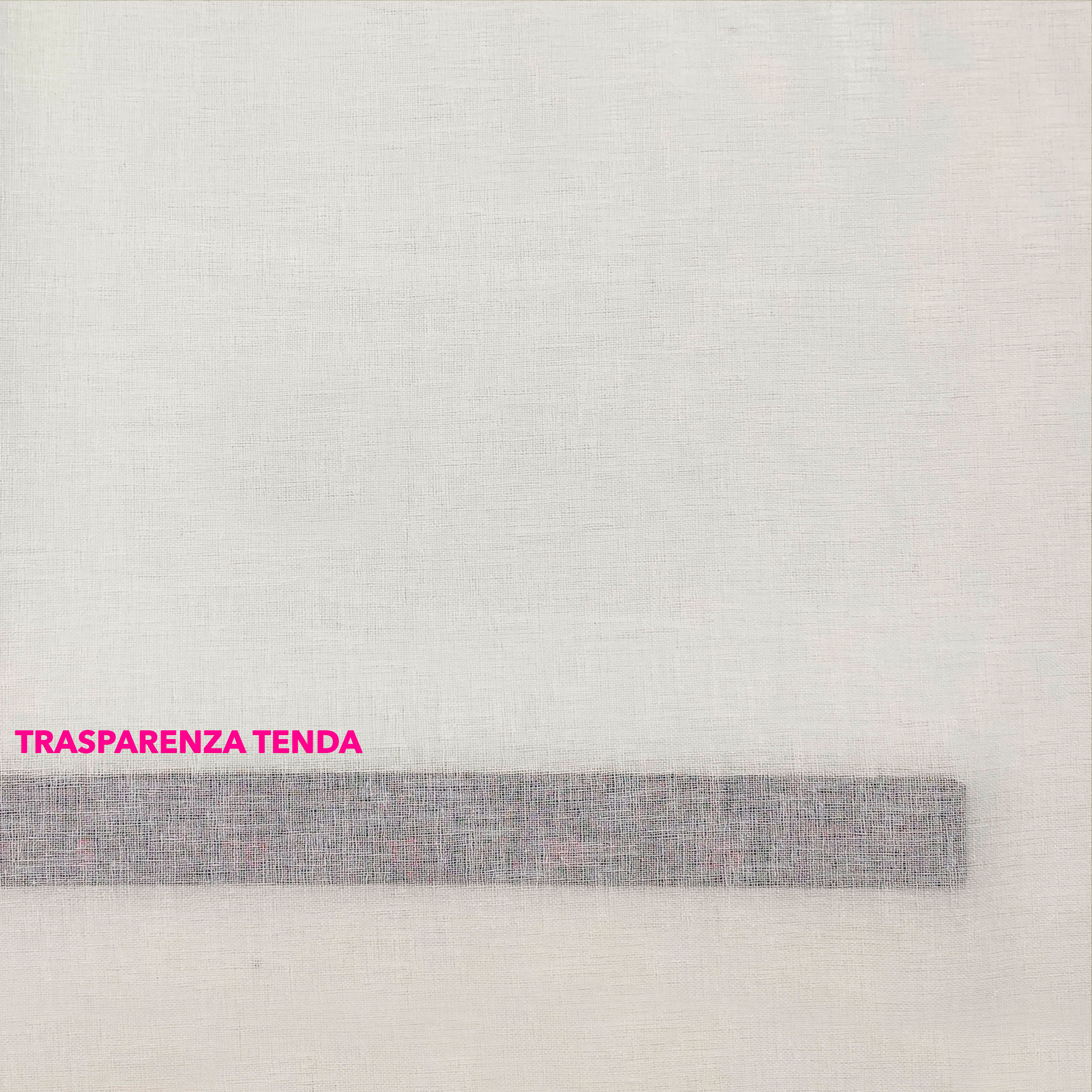 Tessuto Tenda Finto Lino Tinta Unita Crema Image