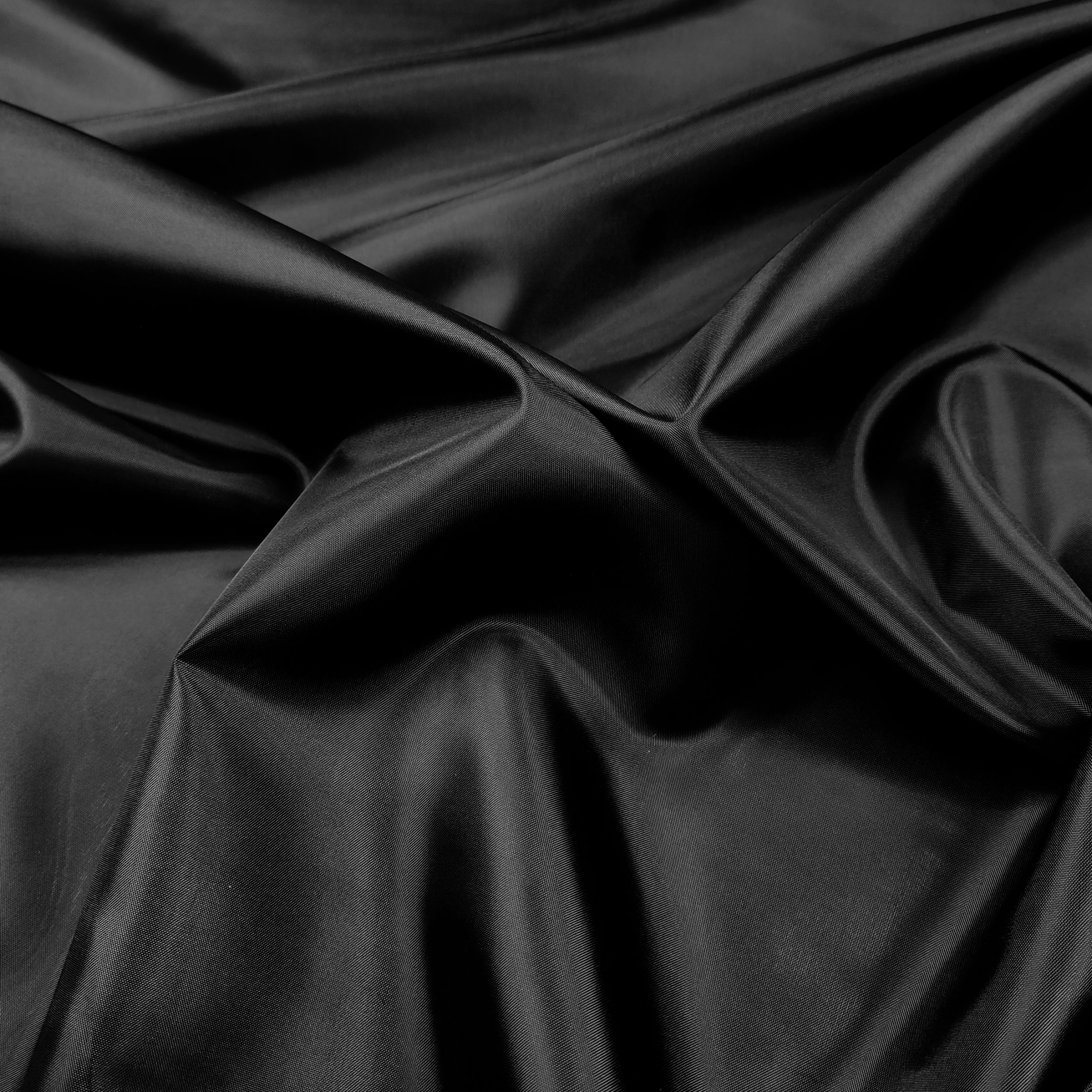 Fodera in Tinta Unita Nero