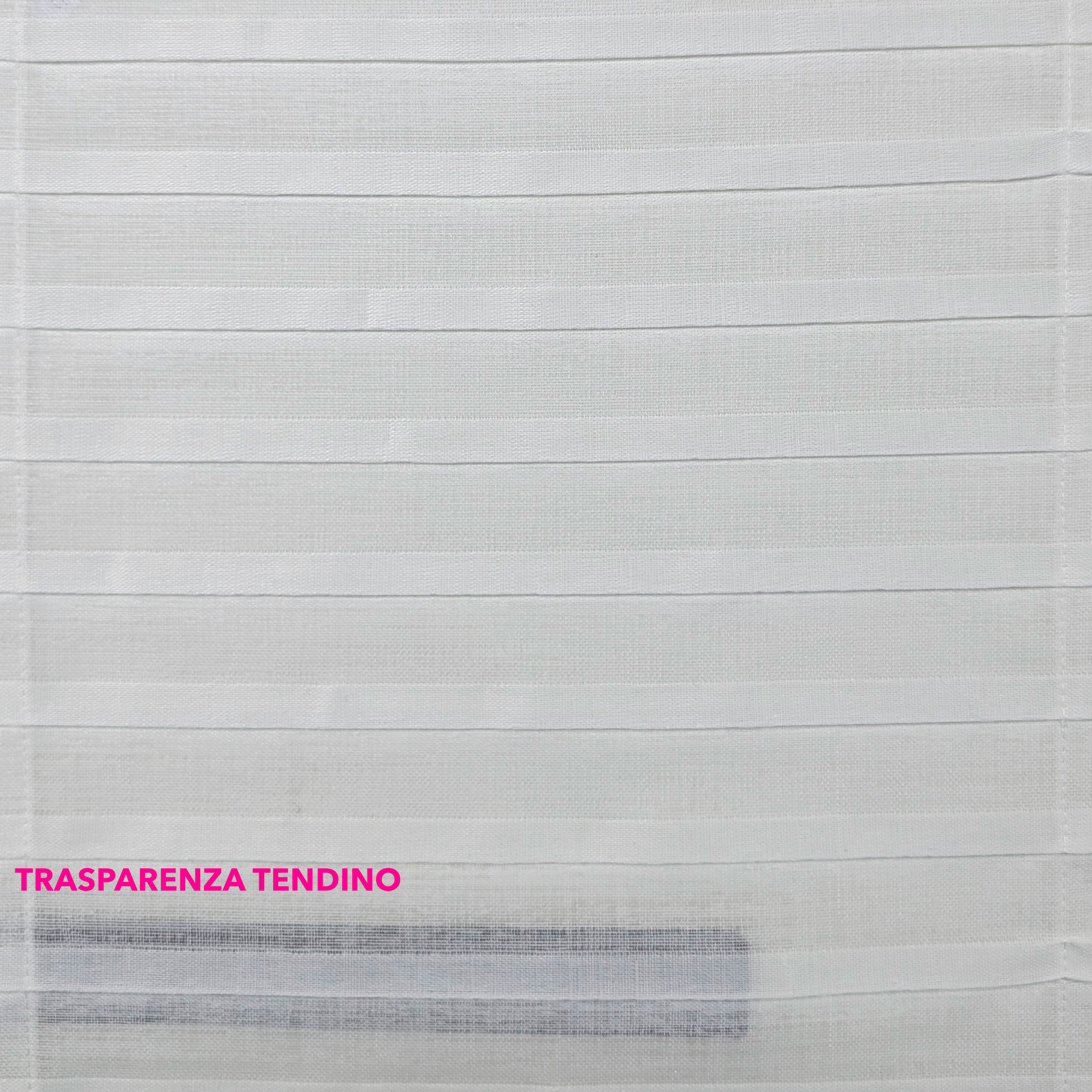 Tessuto Tendino Coprente Effetto Steccato Bianco Image