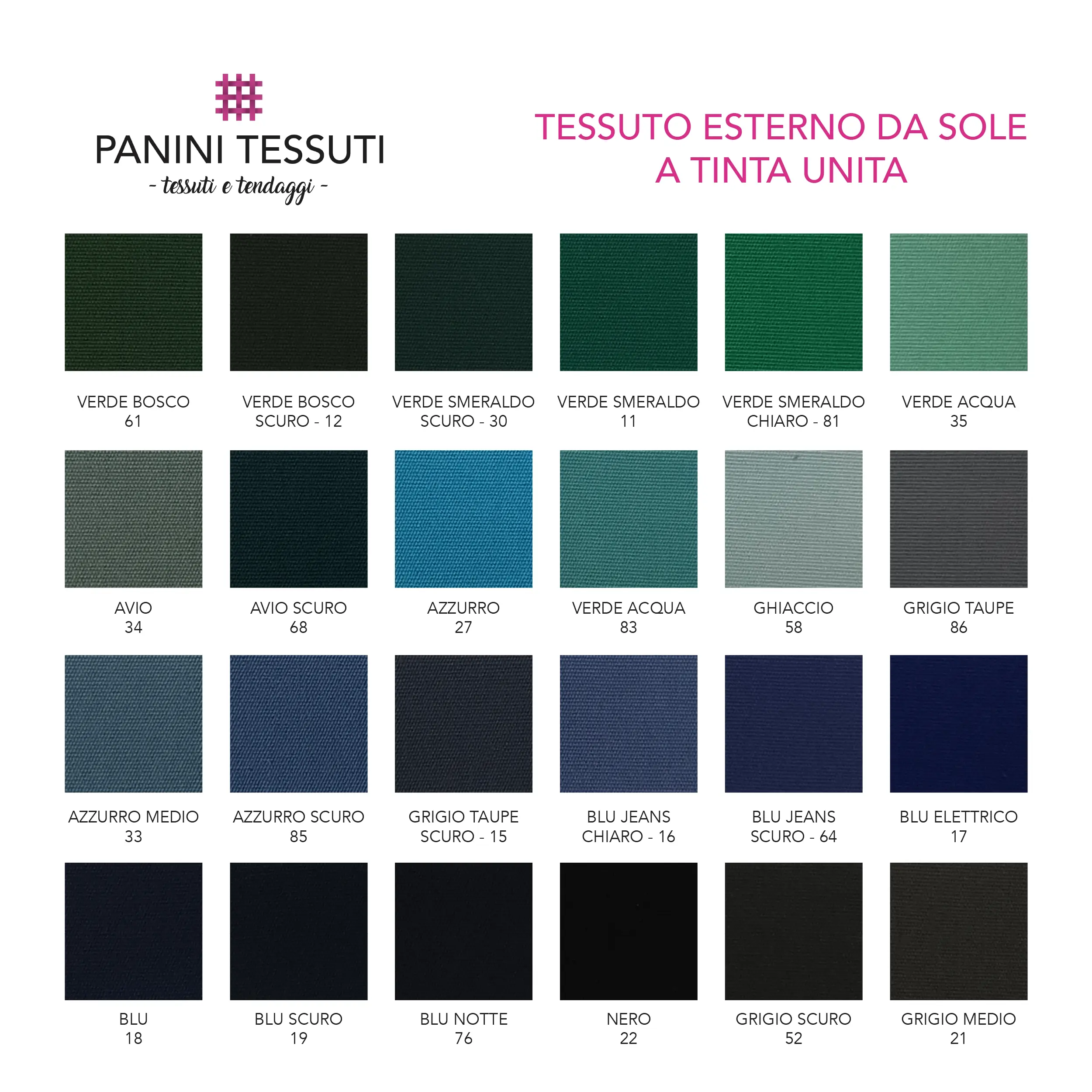 tessuto esterno tinta unita SHP 3