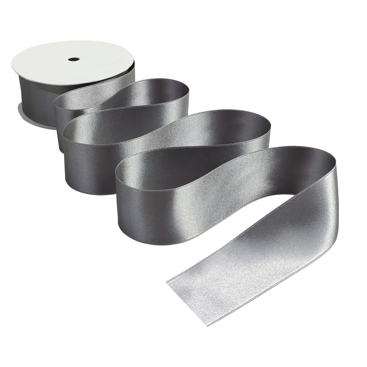 Nastro Satinato 10 Mm Grigio Chiaro X20m - Perles & Co - Foto 4