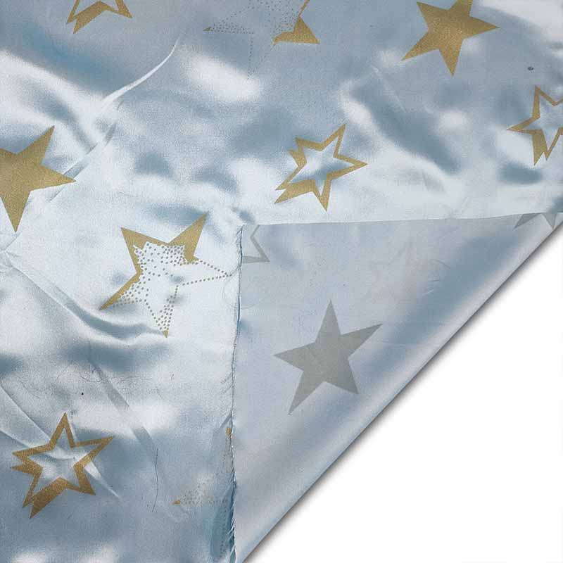 tessuto-raso-carnevale-stelle-oro-azzurro