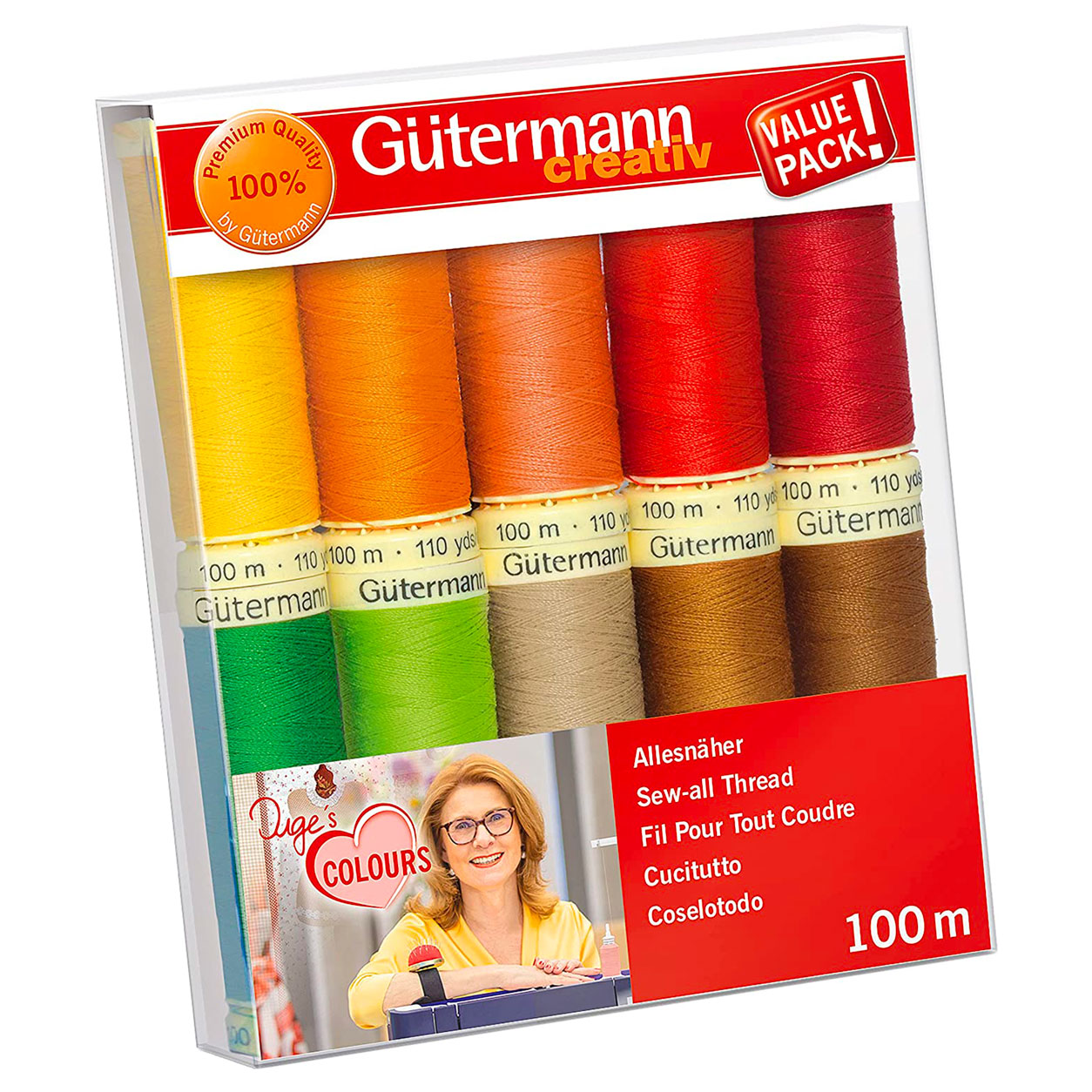 Gutermann Cucitutto Toni Caldi 10 Bobine