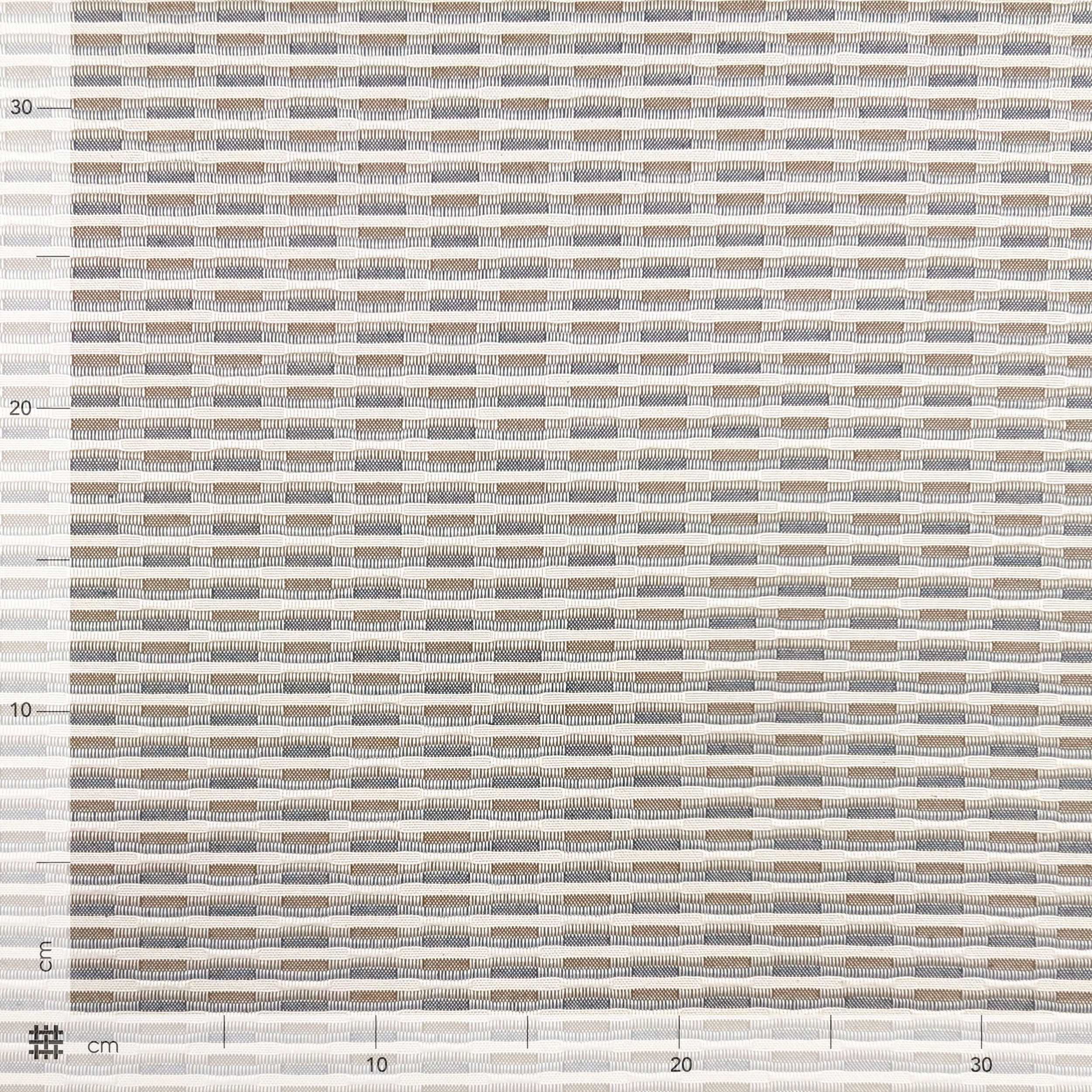 Jacquard Trama Geometrica Tortora e Grigio Image