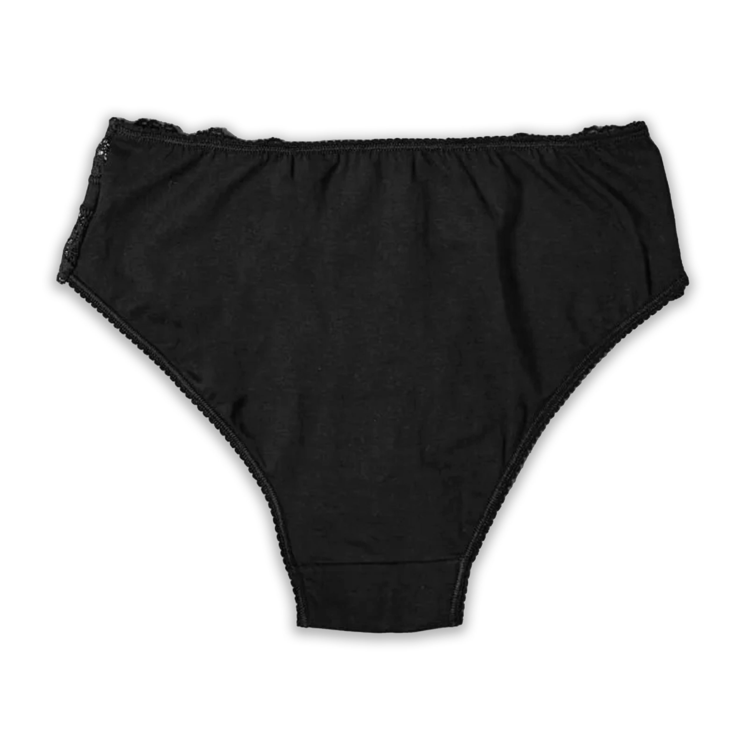 JADEA 6 Slip Donna In Pizzo, Morbidi E Confortevoli, Lavabili In Lavatrice, Colore Nero, Taglia 5
