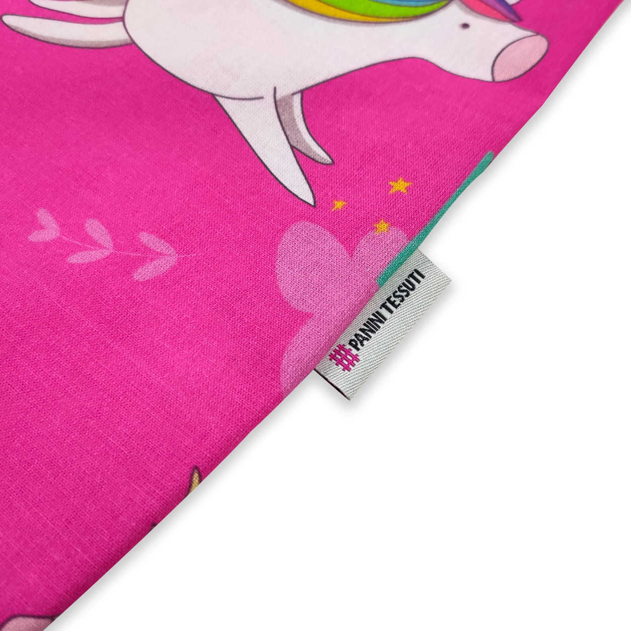 Sacchetto per il Cambio Asilo Unicorni e Castelli - Panini Tessuti