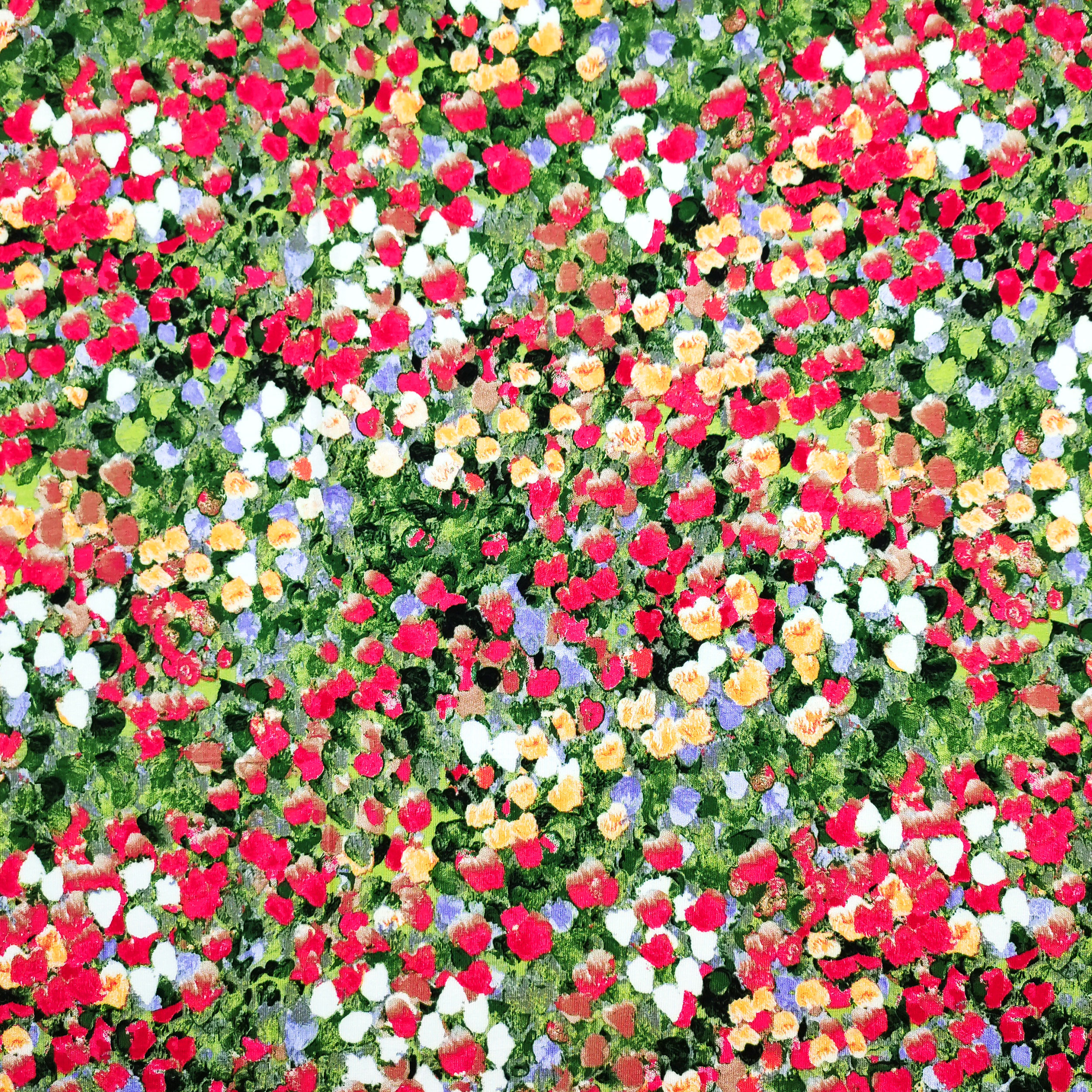 Viscosa Elasticizzata Fantasia Floreale Colorata