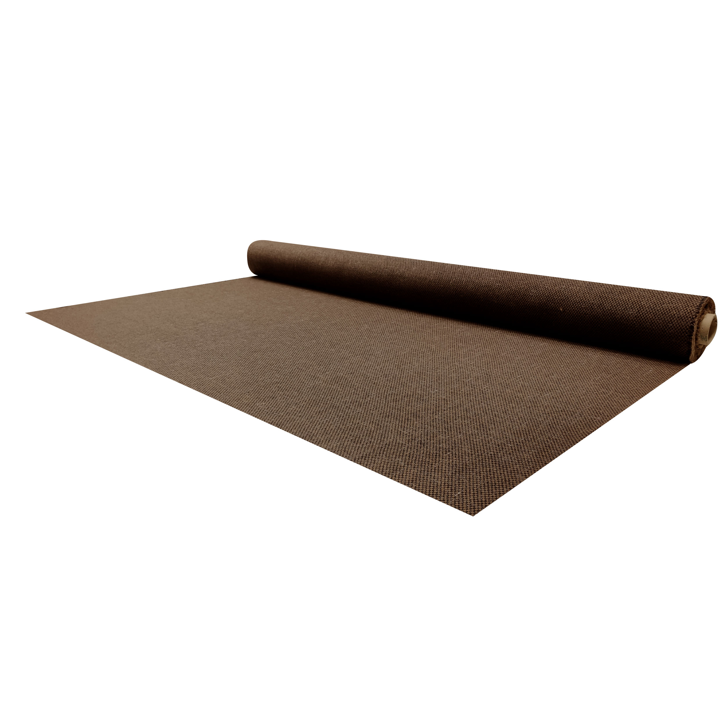 Tessuto Misto Cotone Quadretti Cammello