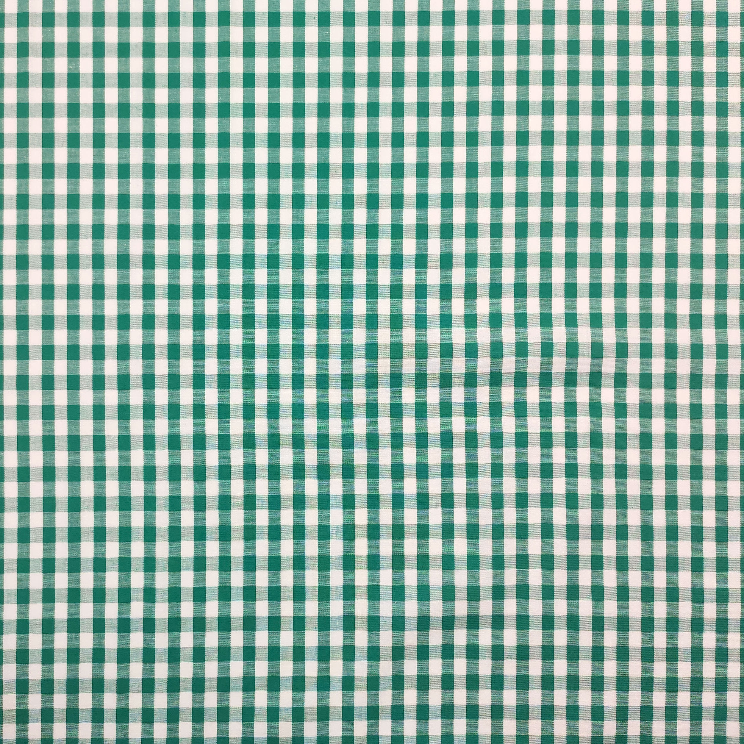 Tessuto Cotone Quadretti Grandi Tinto in Filo Image