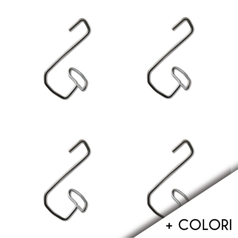 10 Ganci Per Finestre Bianchi - Universali Per Tende E Decorazioni - Spessore 10-24 Mm - Foto 7