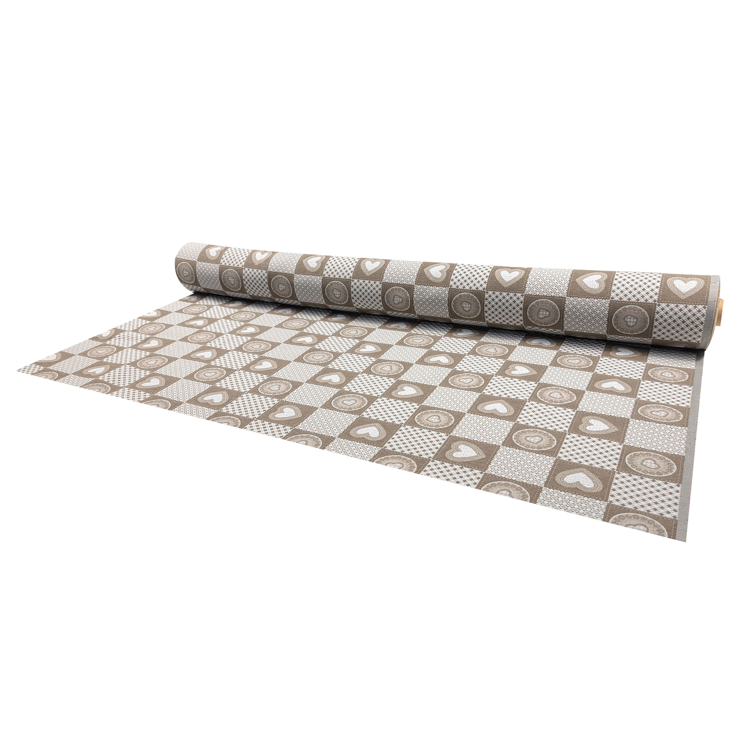 Jacquard Double Fantasia Mattonelle Cuori Tirolesi Image
