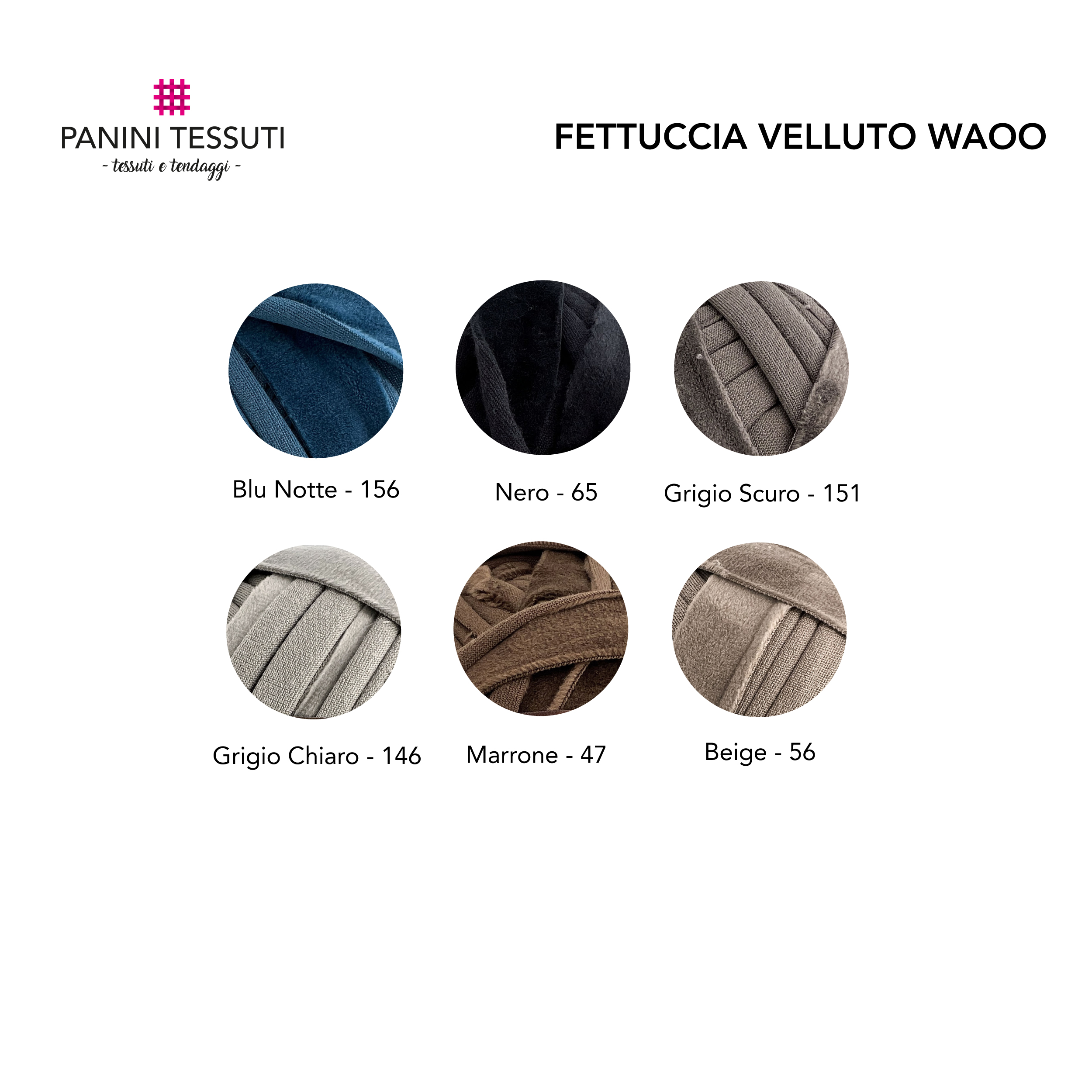 Fettuccia Elastica Waoo Velluto Image