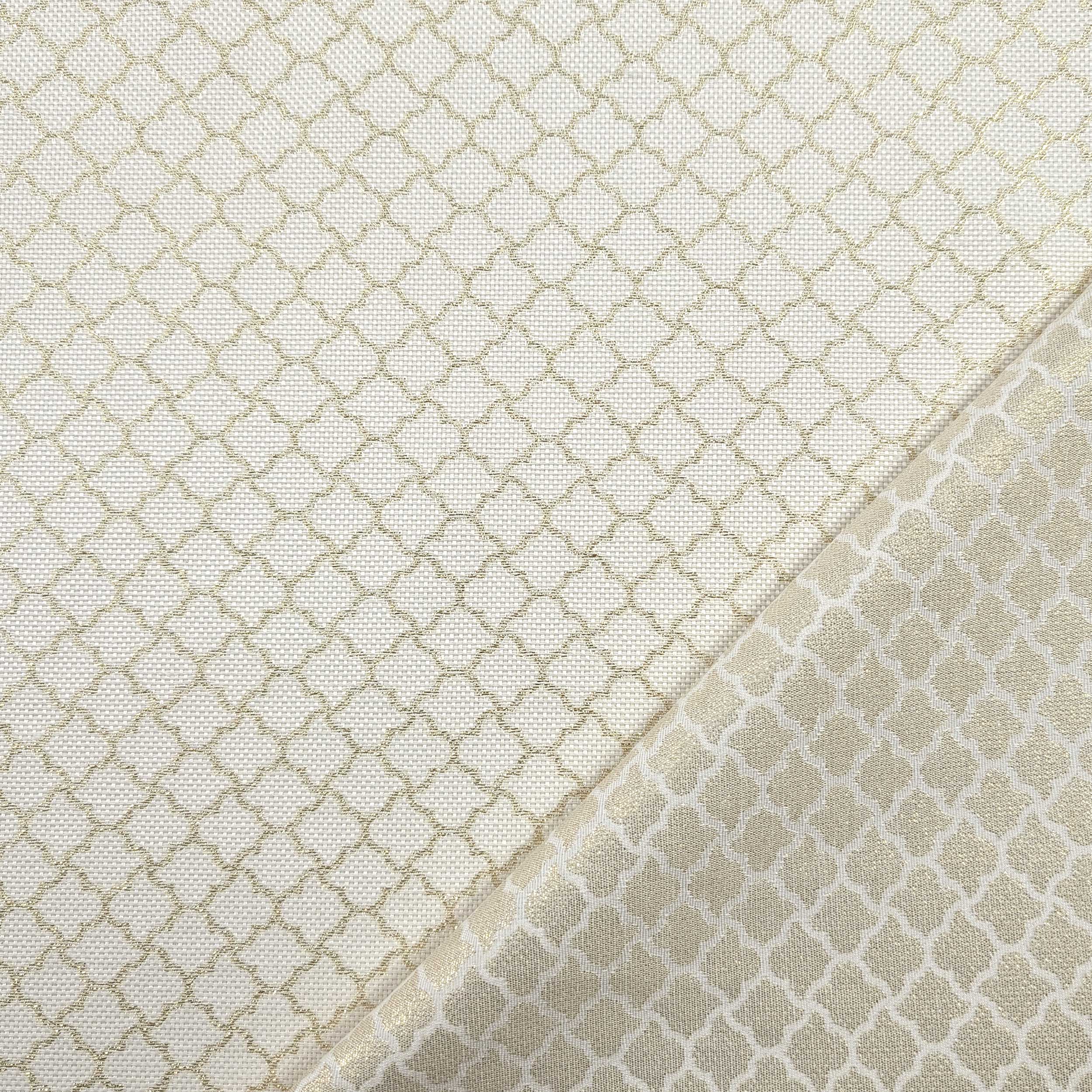 Jacquard Natalizio con Fantasia Lurex Dorata Image