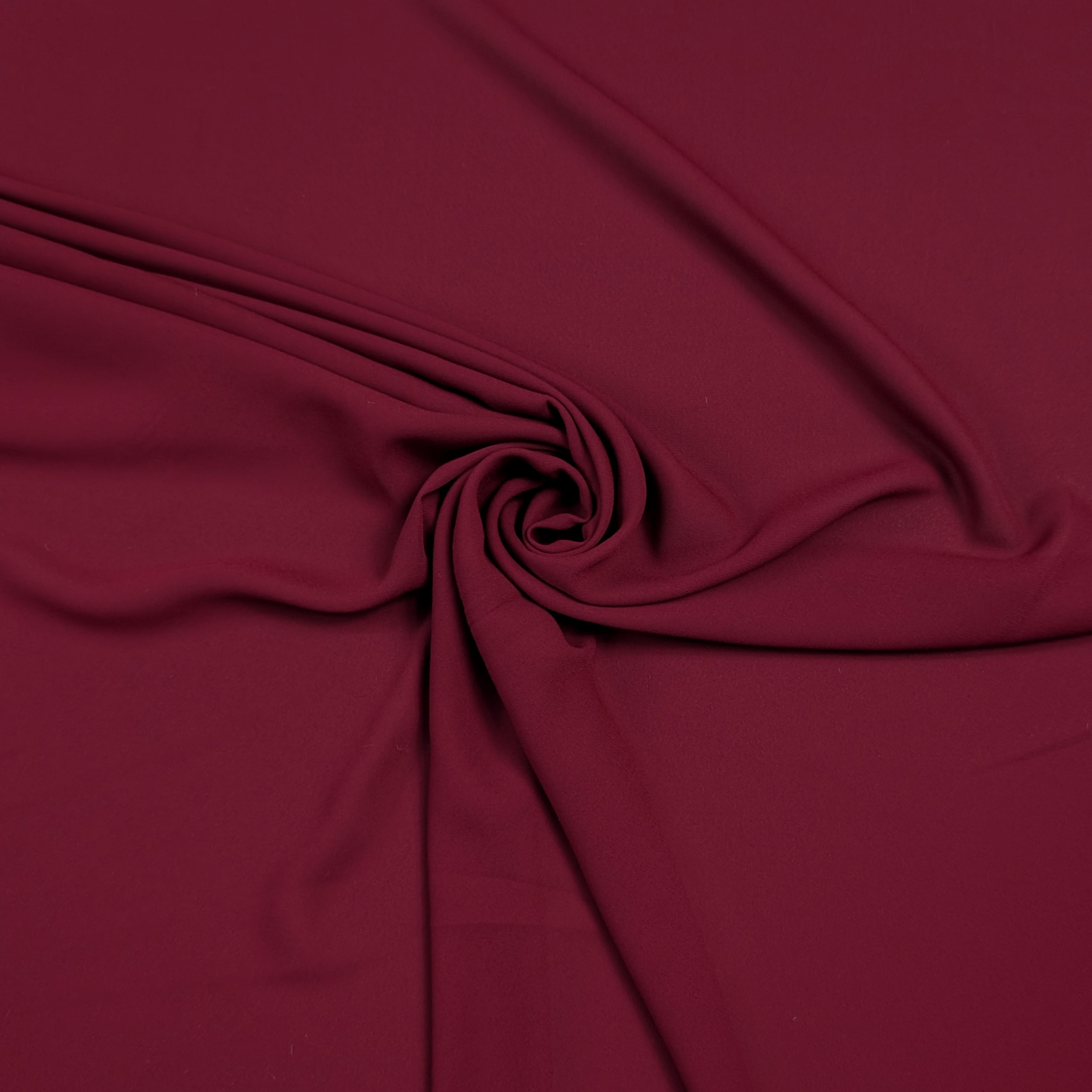 Georgette Tinta Unita Bordeaux Image