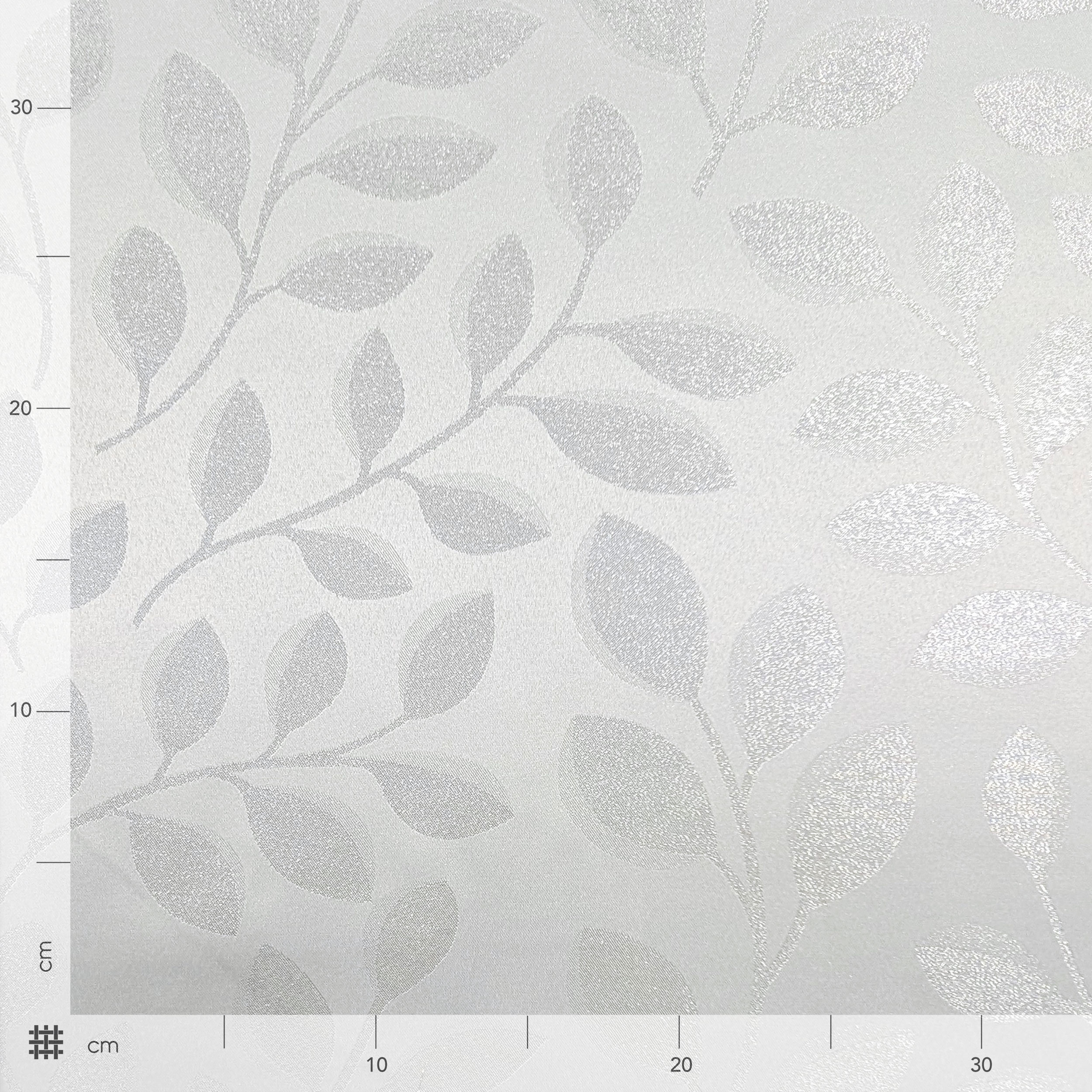 Jacquard Foglie Argento Lurex Image