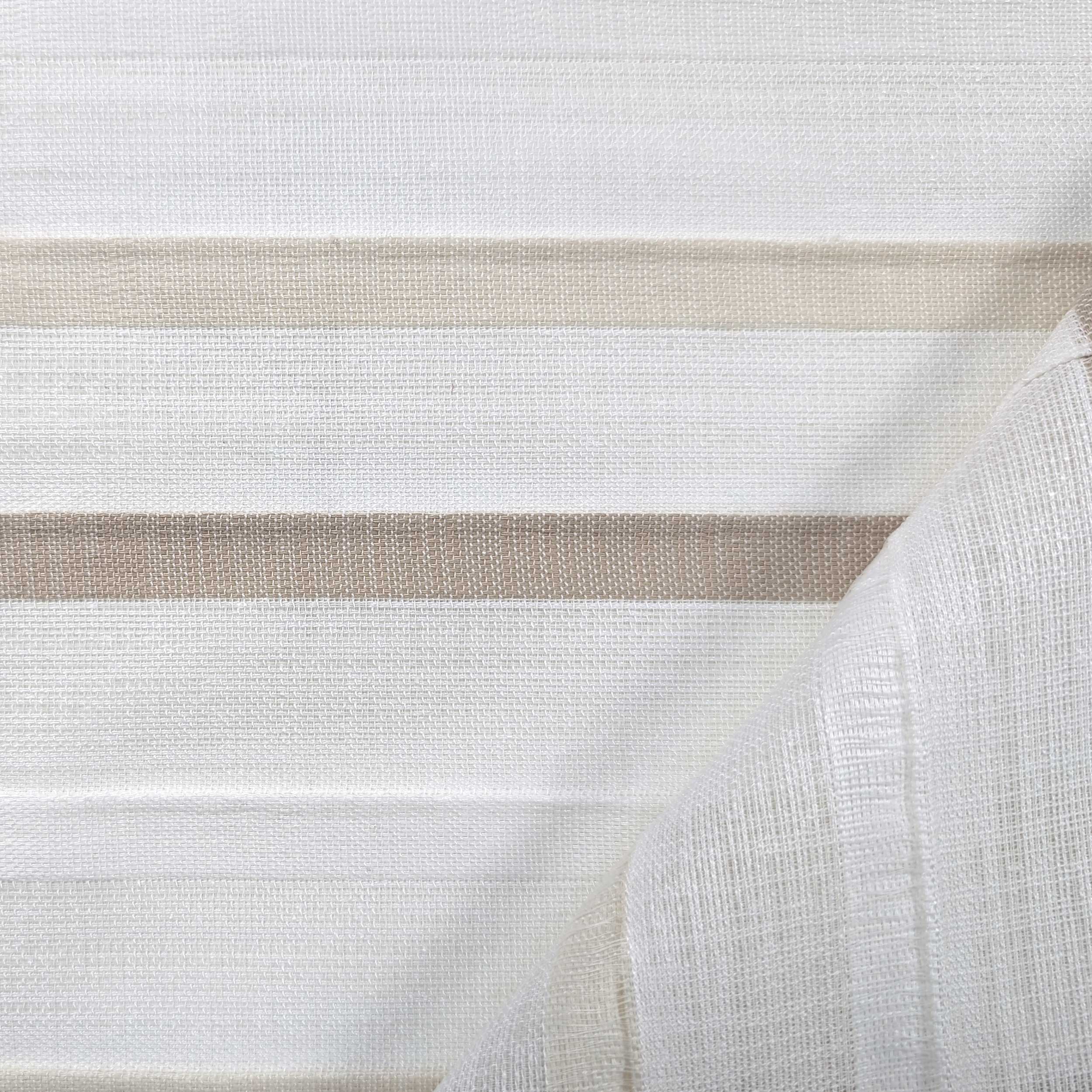 Tessuto Tendino Coprente Effetto Steccato Beige Image